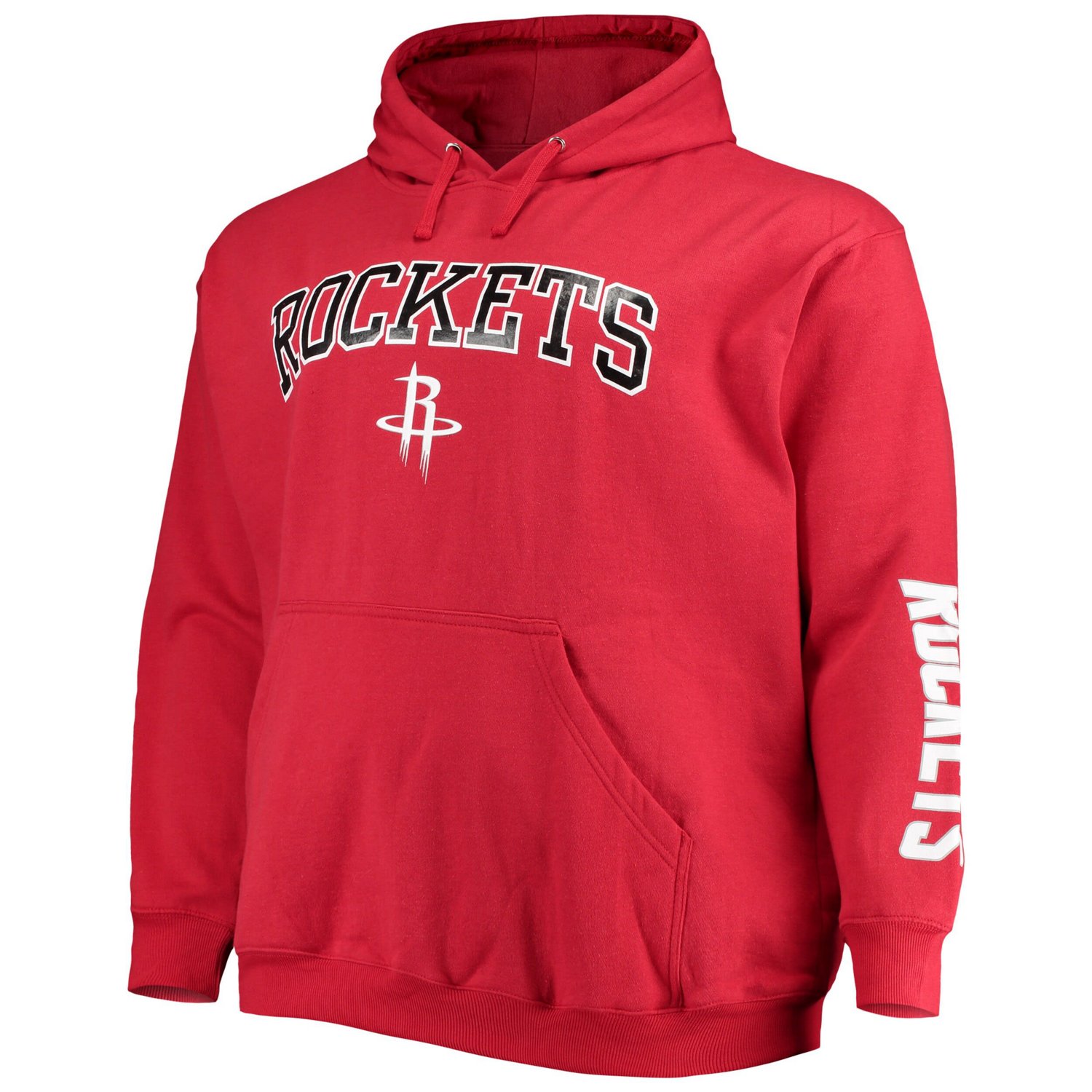 Fanatics Houston Rockets Big  Tall Team Wordmark Pullover Hoodie                                                                 - view number 2