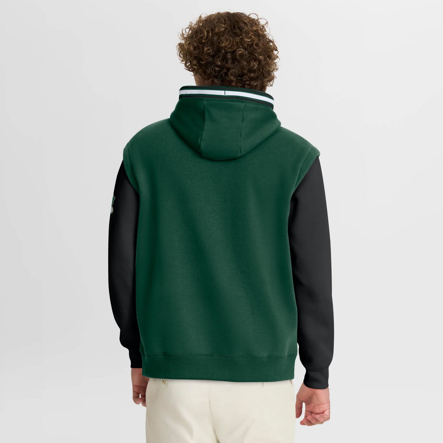 Fanatics Hunter Black Milwaukee Bucks Half Court Shot Clock Fastbreak Hoodie - view number 2