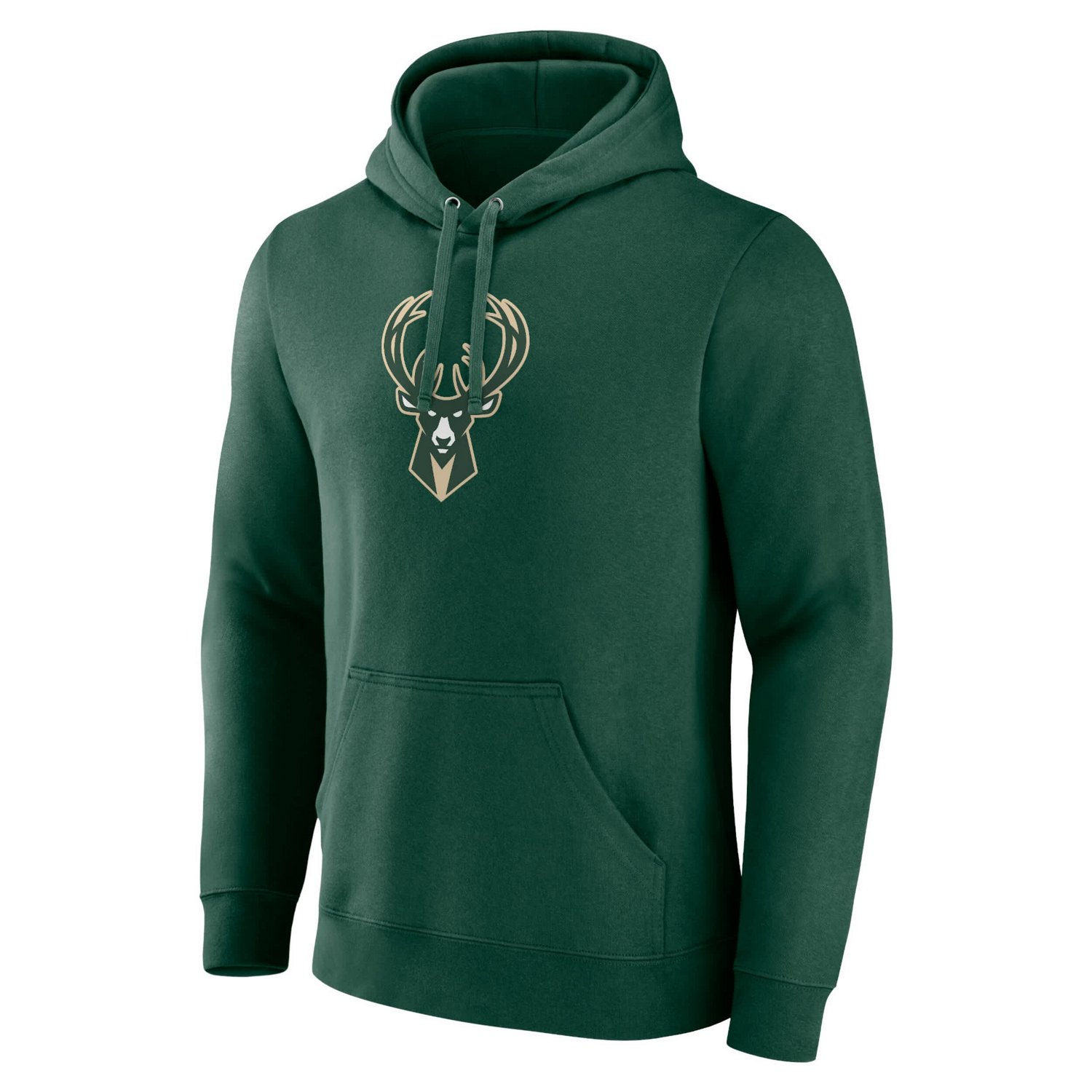 Fanatics Hunter Milwaukee Bucks Primary Logo Pullover Hoodie - view number 2
