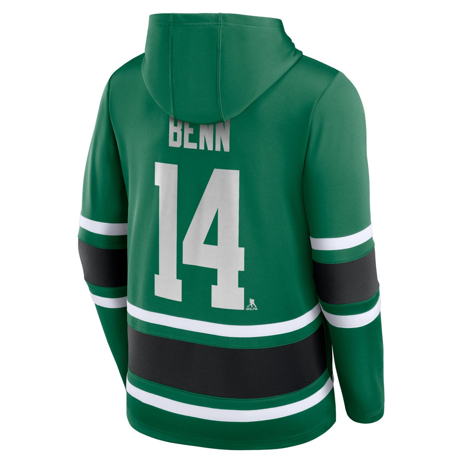 Fanatics Jamie Benn Kelly Dallas Stars Name  Number Lace-Up Pullover Hoodie