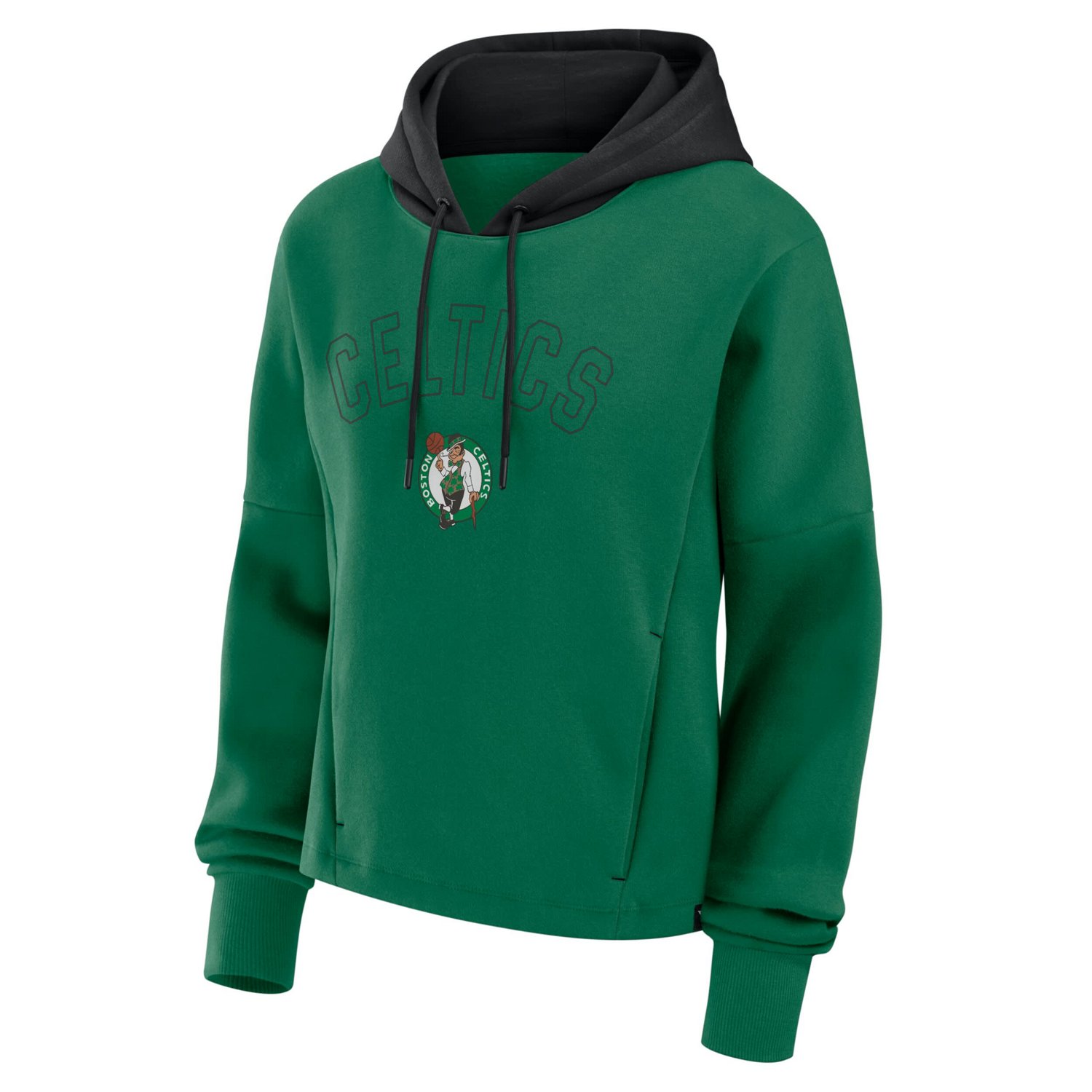 Fanatics Kelly Boston Celtics Post Up Boxy Pullover Hoodie - view number 2
