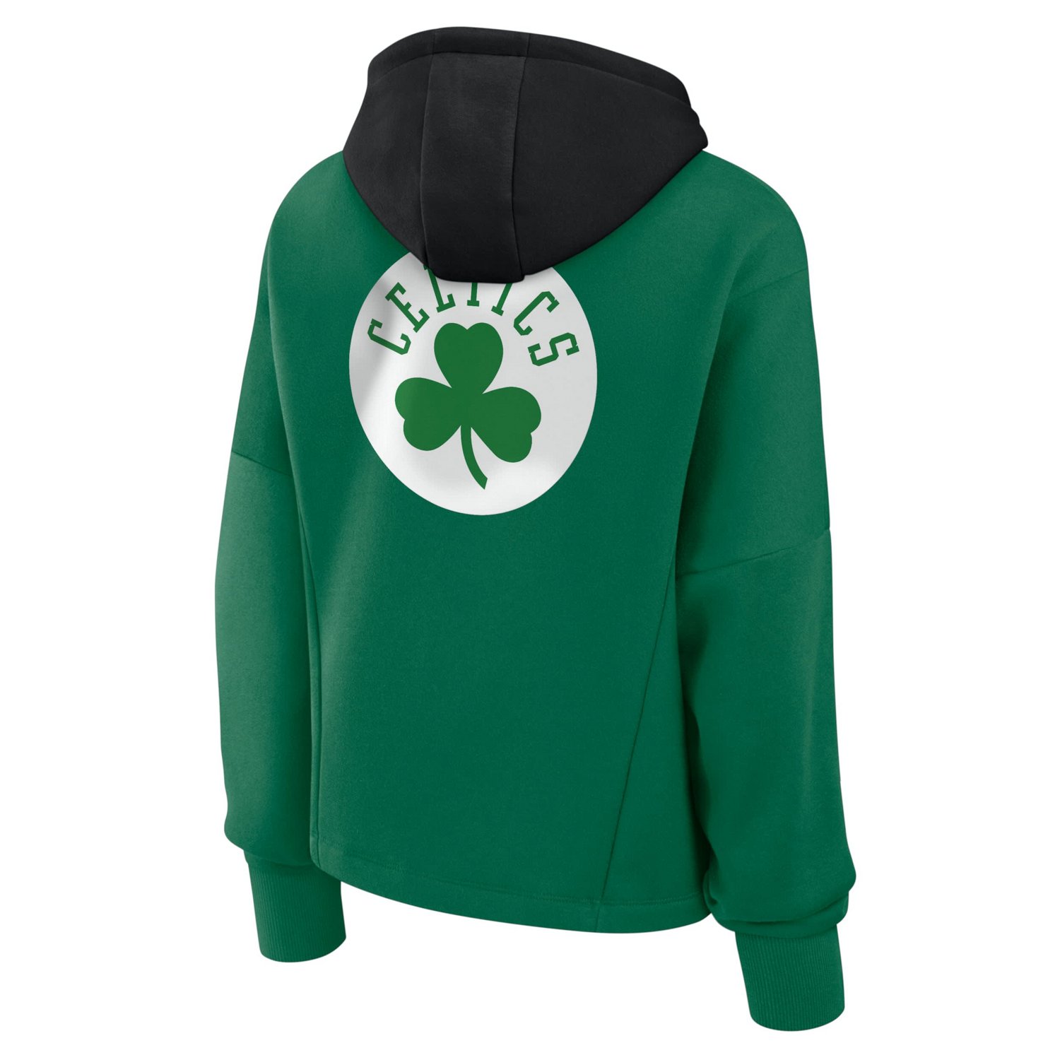 Fanatics Kelly Boston Celtics Post Up Boxy Pullover Hoodie - view number 3