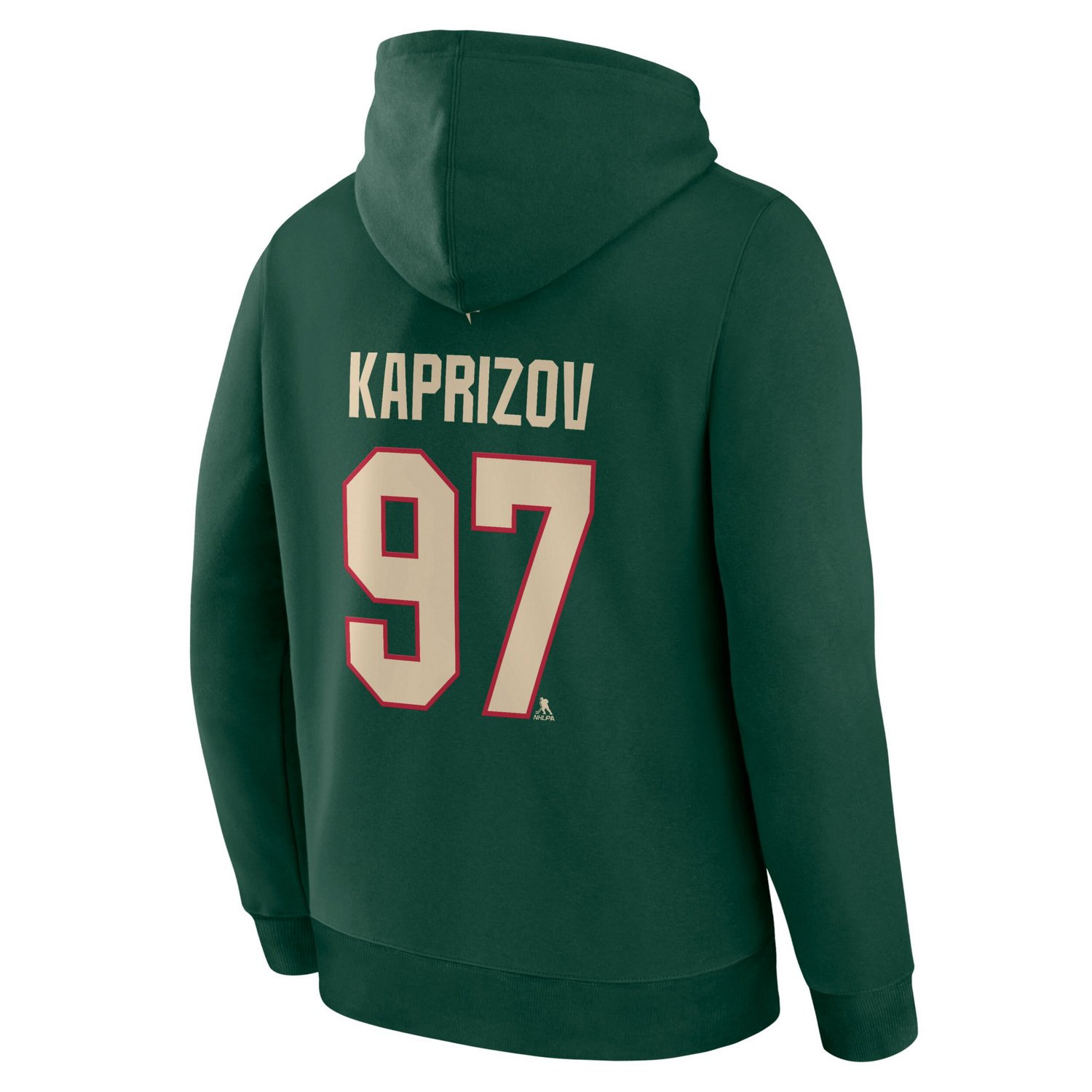 Fanatics Kirill Kaprizov Minnesota Wild Authentic Stack Name  Number Hoodie - view number 2