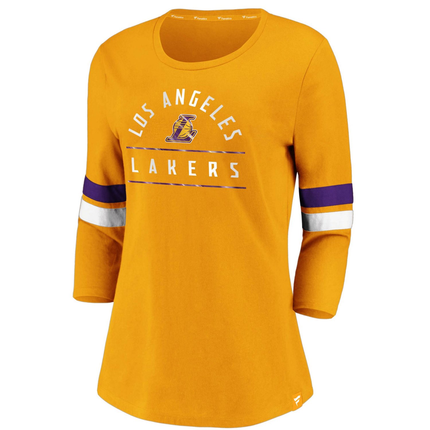 Fanatics Los Angeles Lakers Iconic Prolific Modern 3 4-Sleeve T-Shirt - view number 2