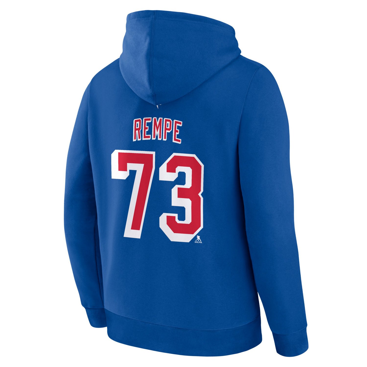 Fanatics Matt Rempe New York Rangers Authentic Stack Name  Number Hoodie - view number 2