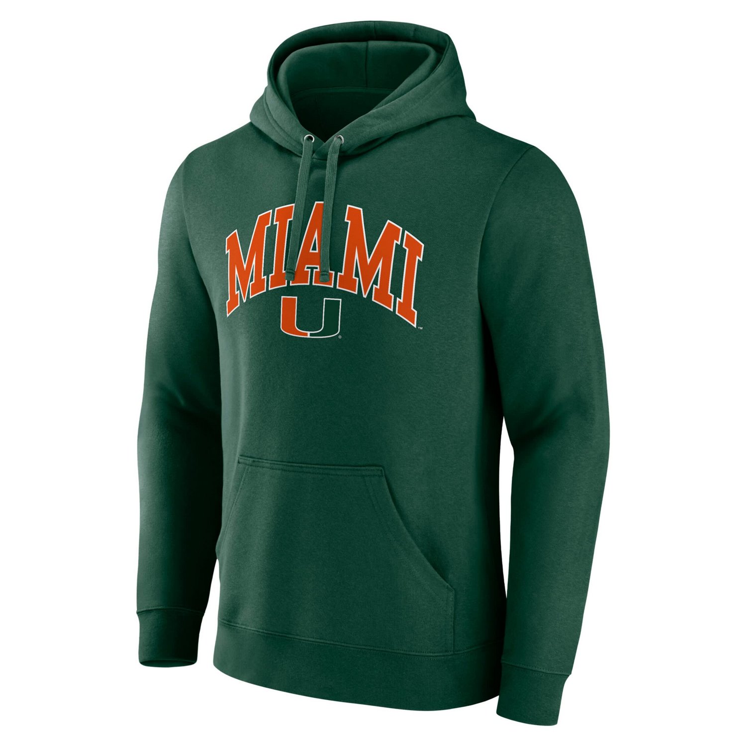 Fanatics Miami Hurricanes Arched Logo Pullover Hoodie                                                                            - view number 2