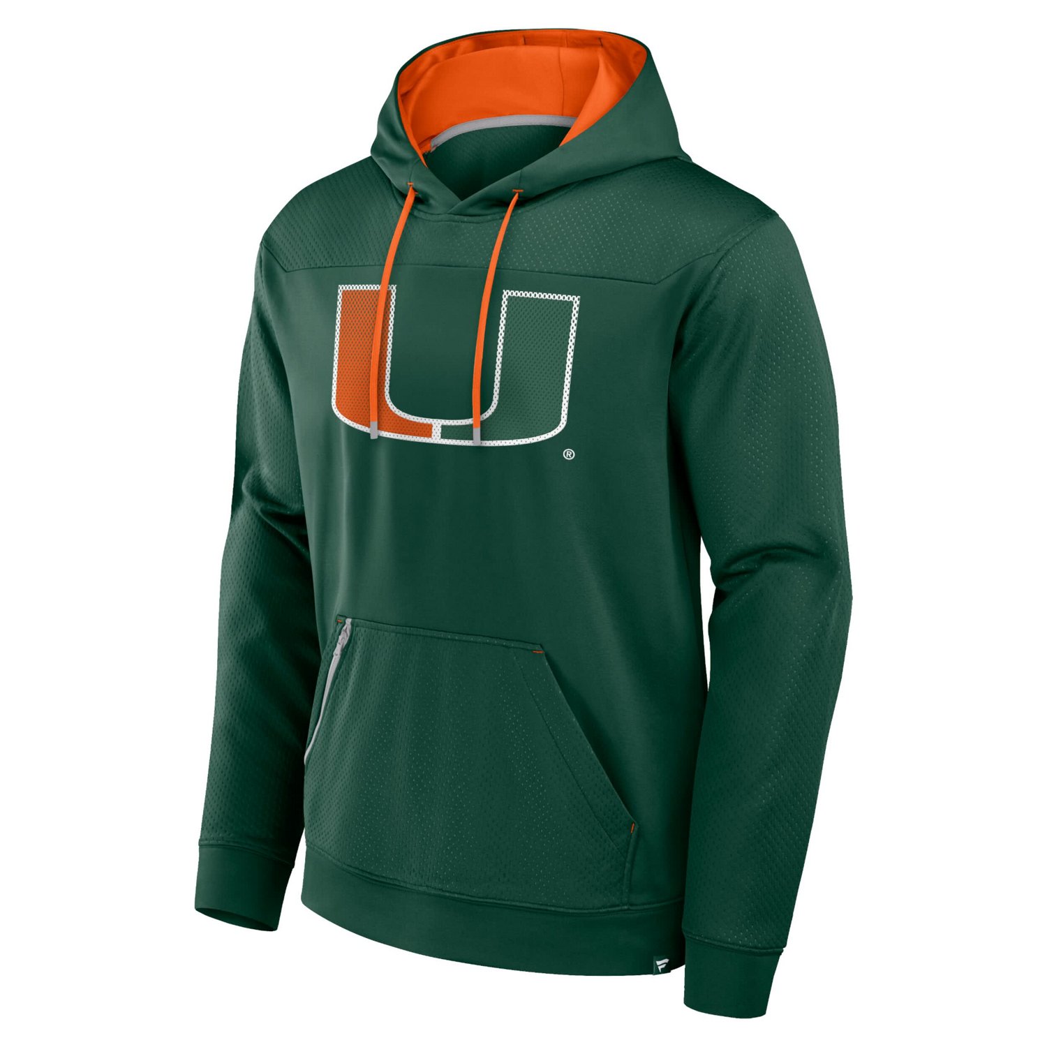 Fanatics Miami Hurricanes Defender Dot Faded Primary Pullover Hoodie                                                             - view number 2