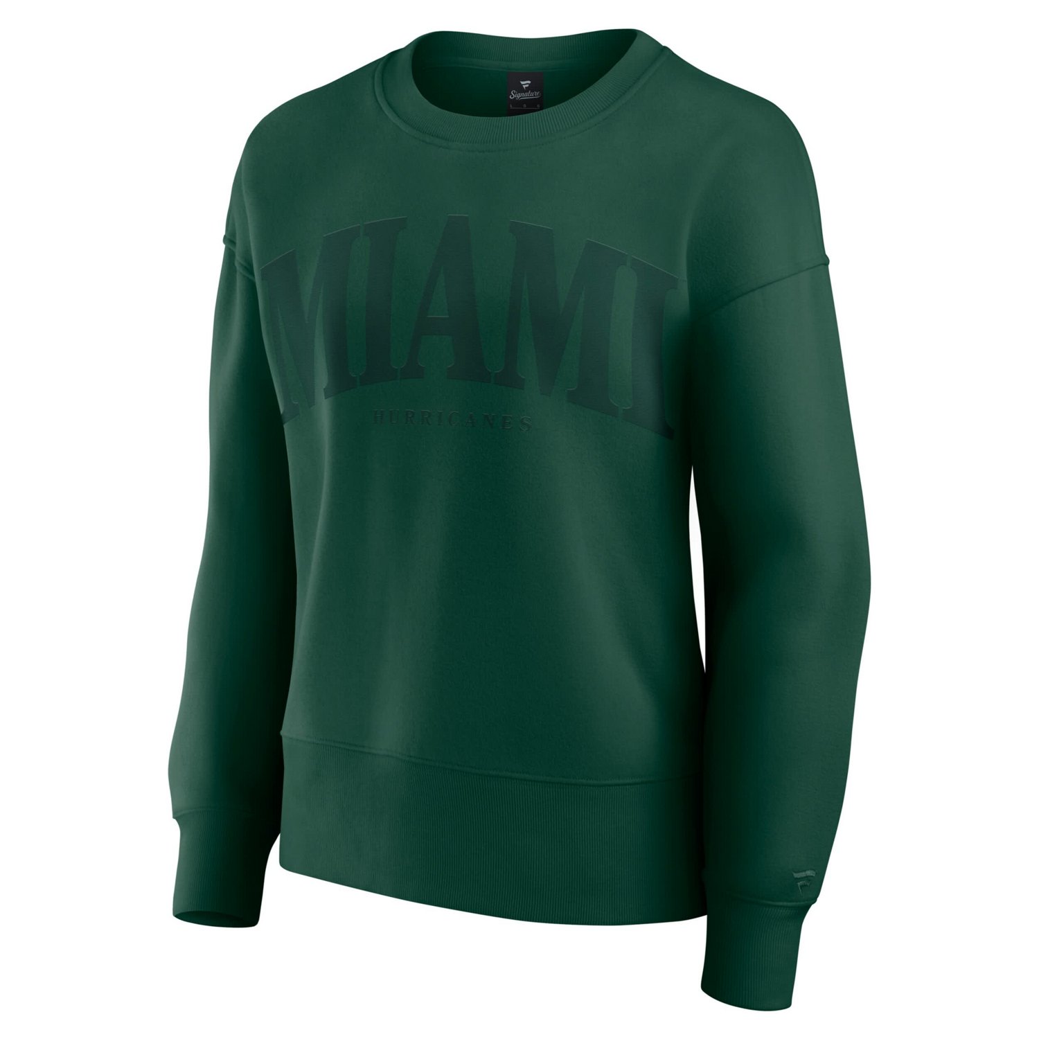 Fanatics Miami Hurricanes Supersoft Flow Fleece Pullover Sweatshirt                                                              - view number 2