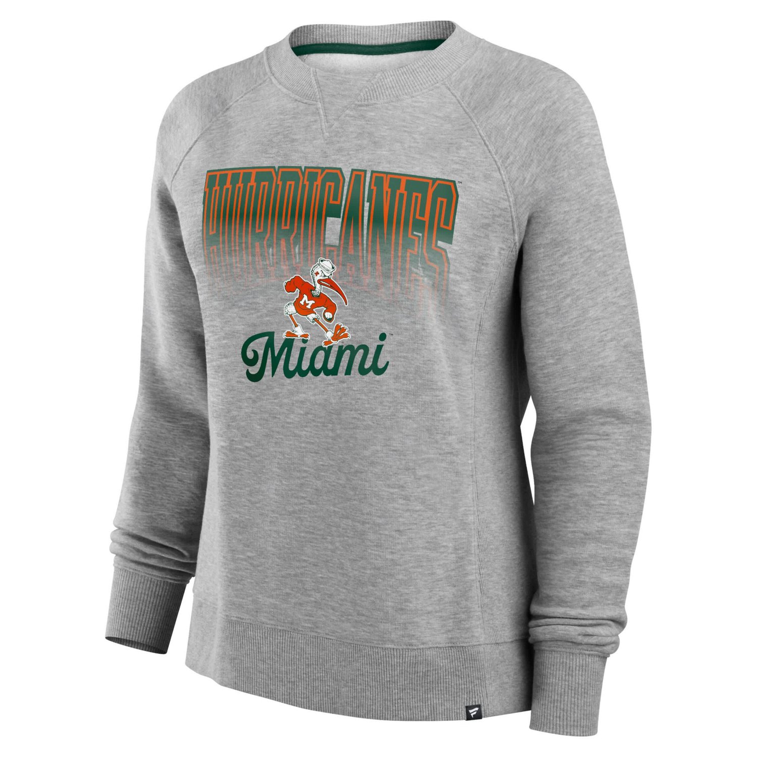 Fanatics Miami Hurricanes Training Camp Hit Hard Fleece Pullover Sweatshirt - view number 2