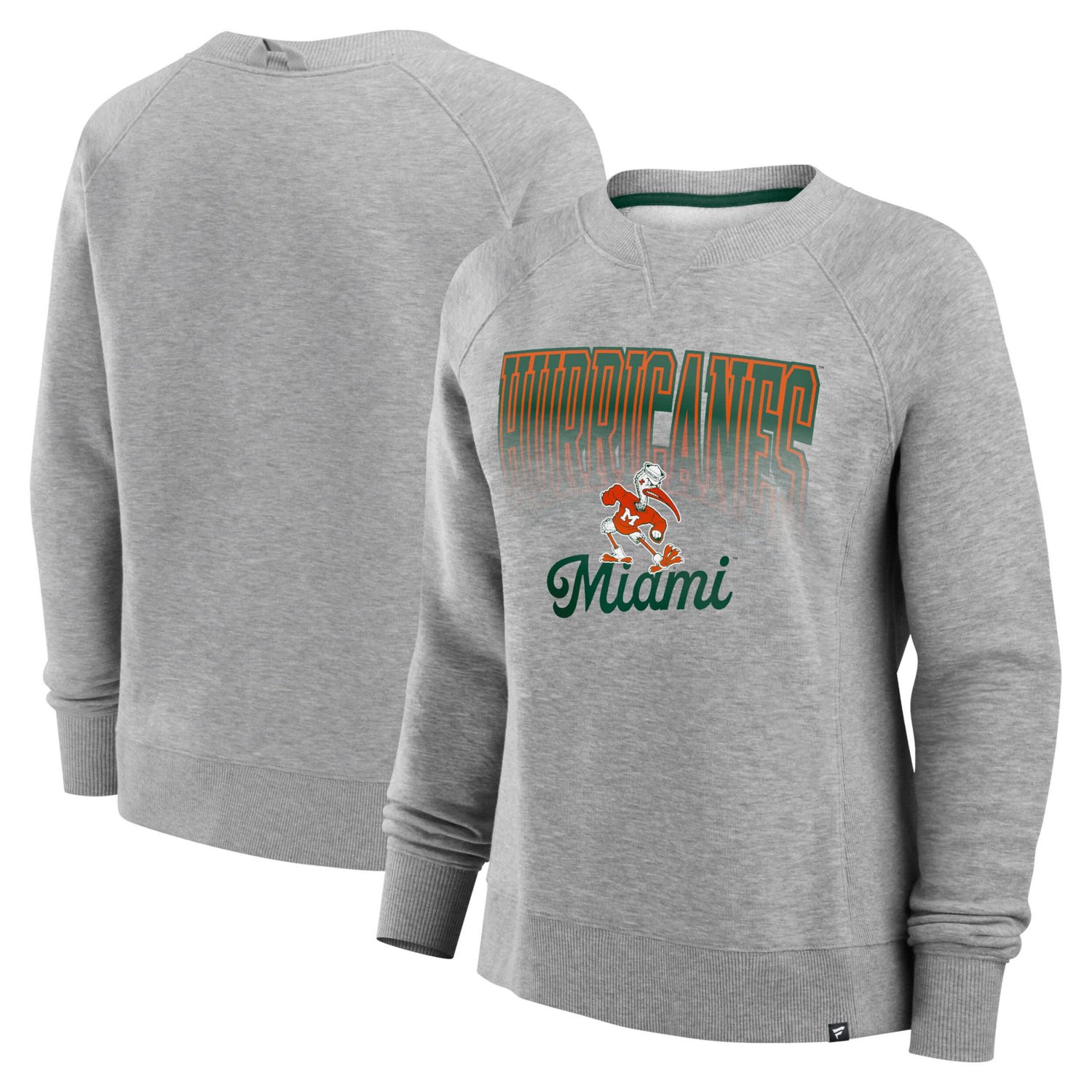 Fanatics Miami Hurricanes Training Camp Hit Hard Fleece Pullover Sweatshirt - view number 1