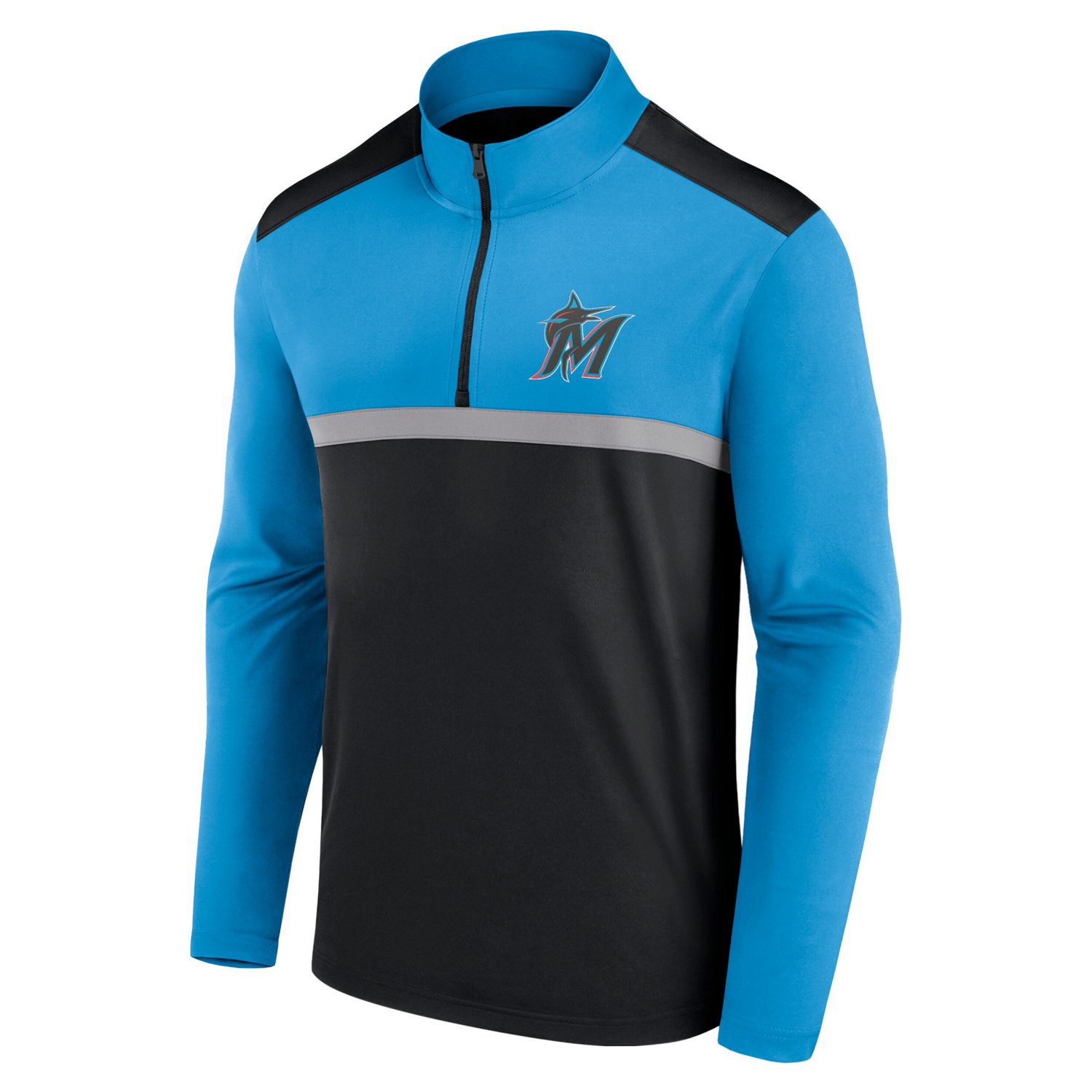 Fanatics Miami Marlins Unstoppable Quarter-Zip Top - view number 2