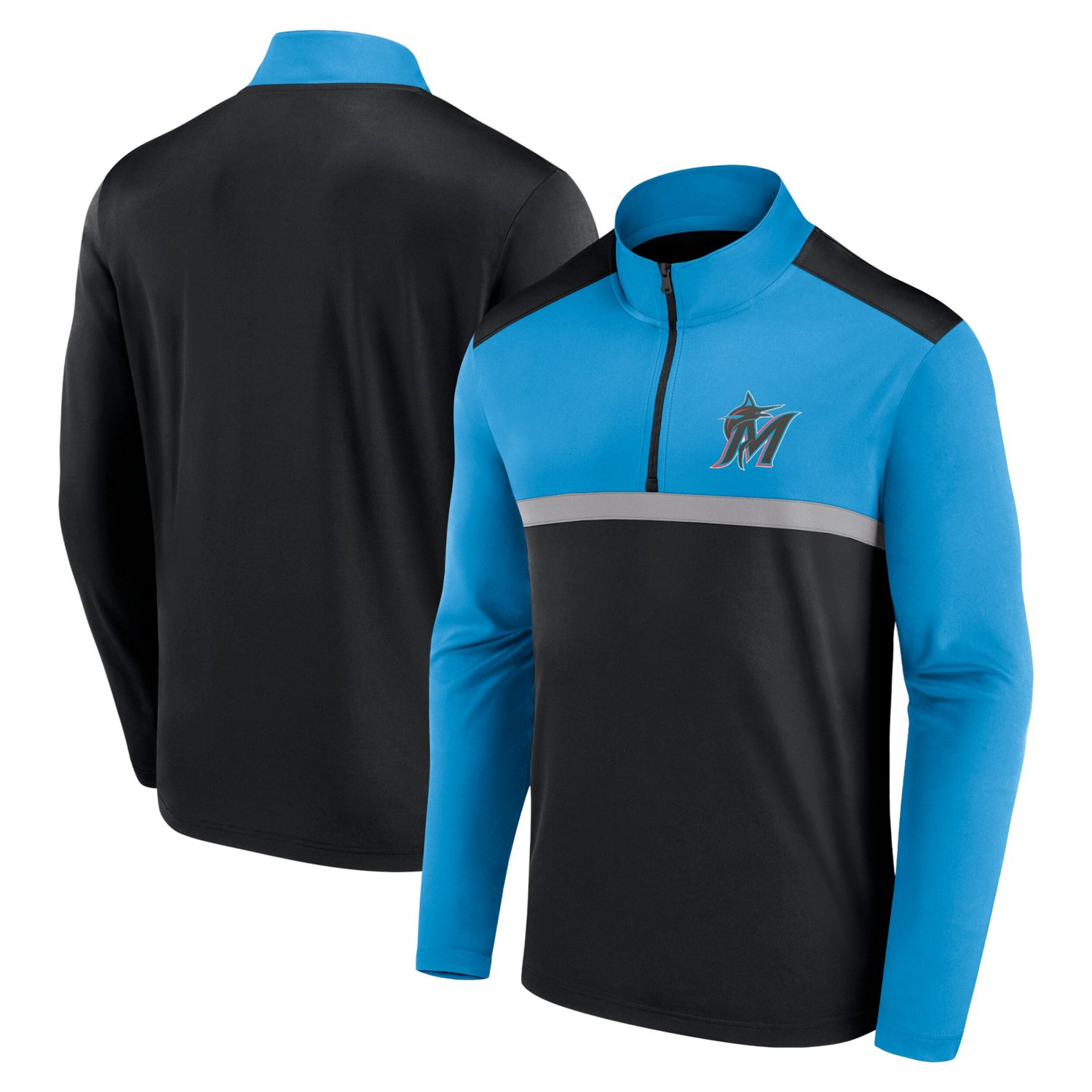 Fanatics Miami Marlins Unstoppable Quarter-Zip Top - view number 1