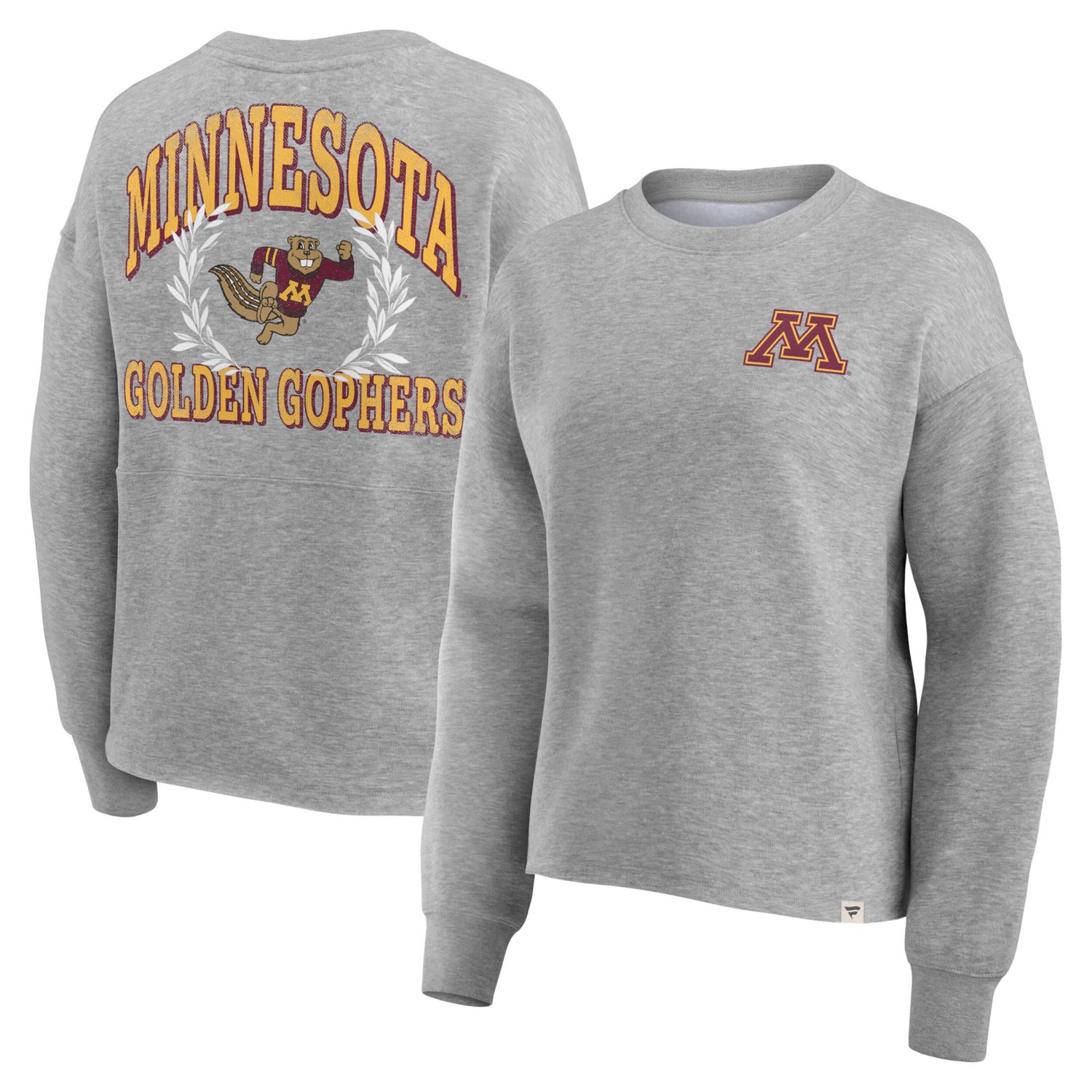 Fanatics Minnesota Golden Gophers Ready Play Crew Pullover Sweatshirt