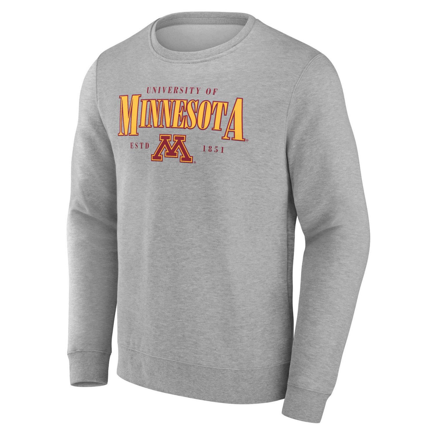Fanatics Minnesota Golden Gophers True Classics Act Fast Fleece Pullover Sweatshirt                                              - view number 2