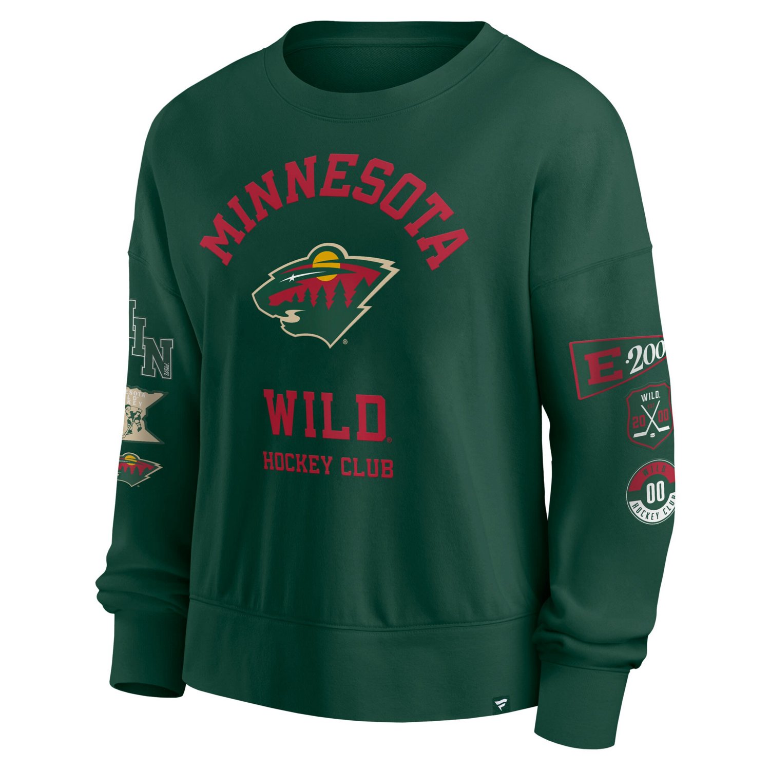 Fanatics Minnesota Wild Go Team Pullover Sweatshirt                                                                              - view number 2