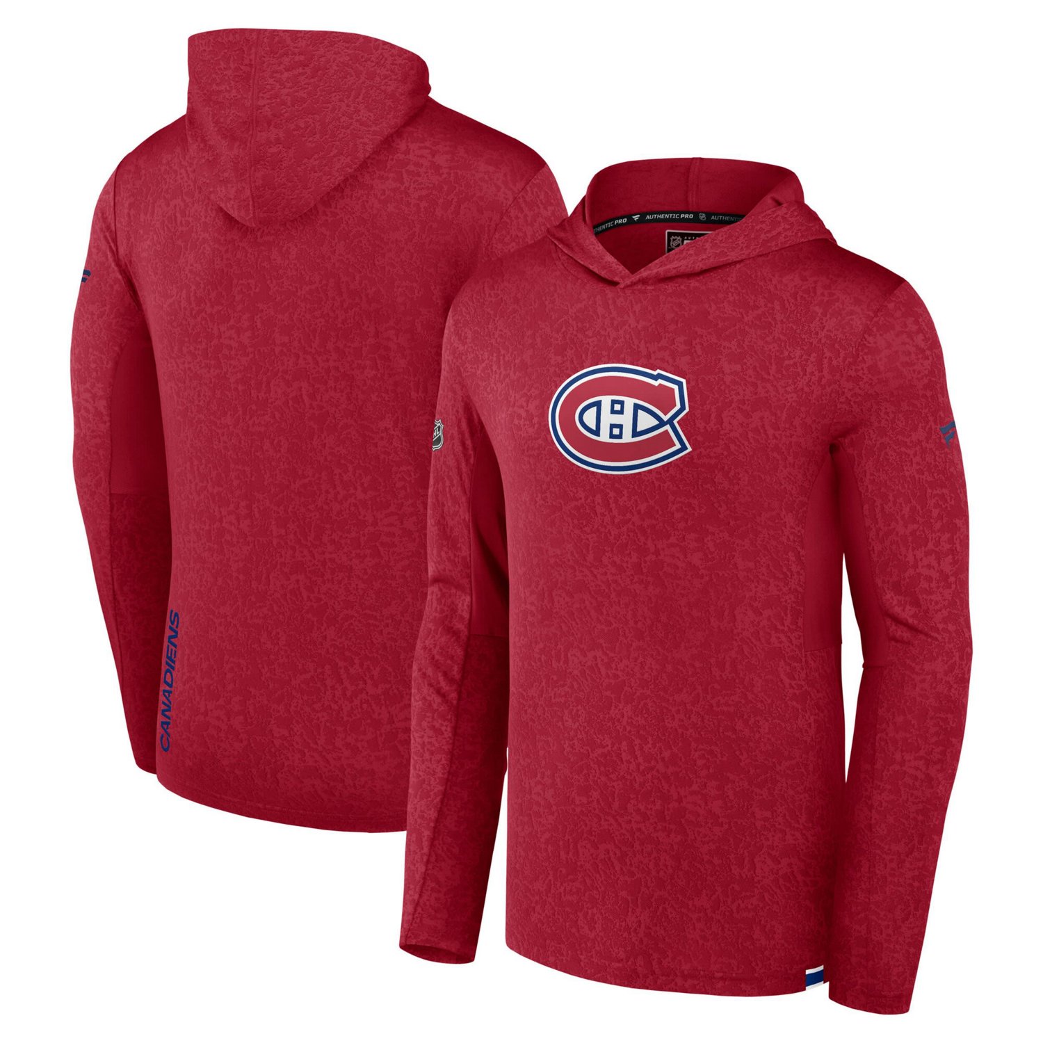 Fanatics Montreal Canadiens Authentic Pro Pullover Hoodie - view number 1