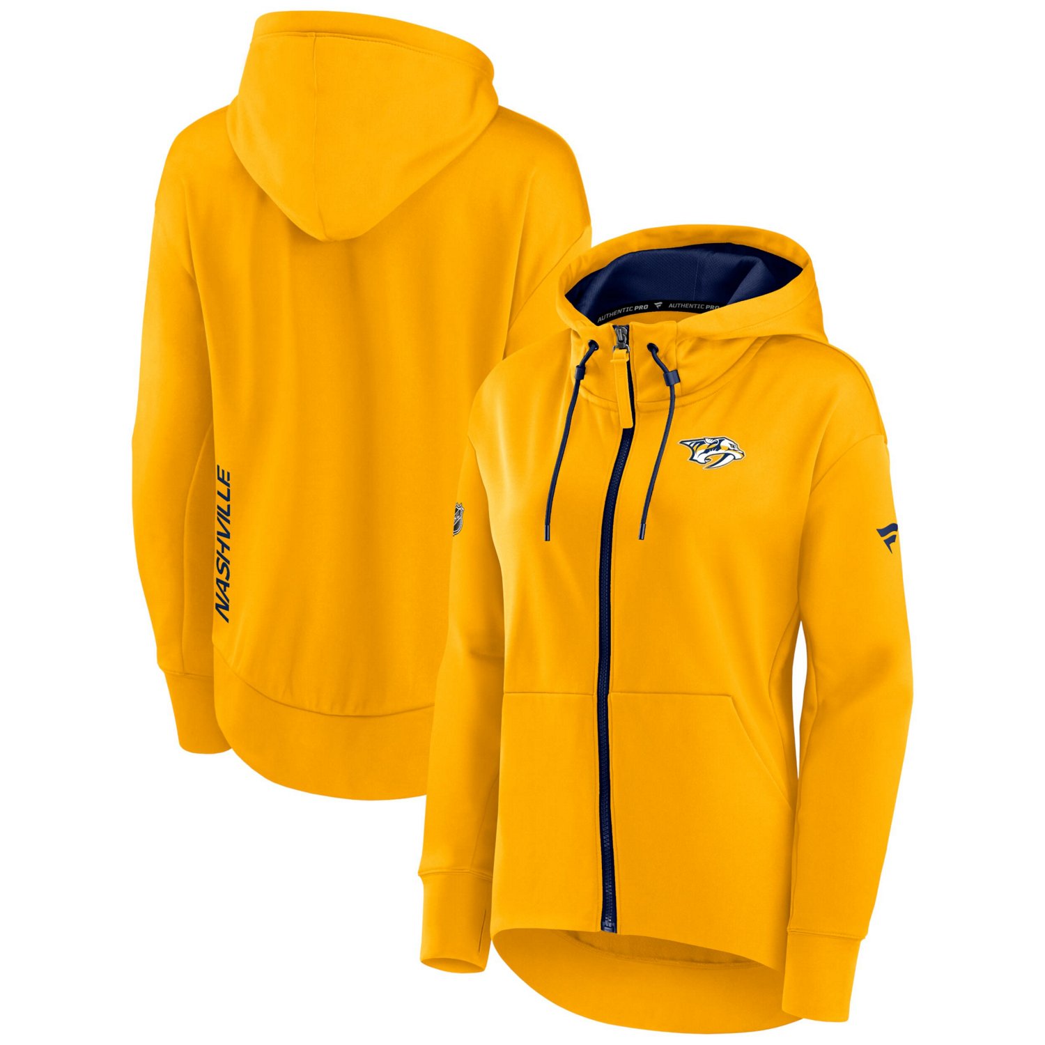 Nashville predators zip up hoodie best sale