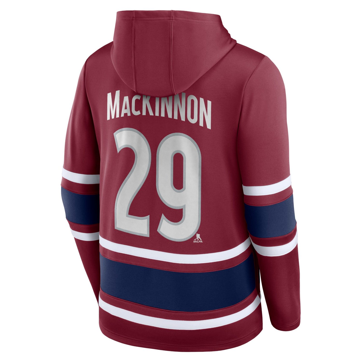 Fanatics Nathan MacKinnon Colorado Avalanche Name  Number Lace-Up Pullover Hoodie                                                - view number 3