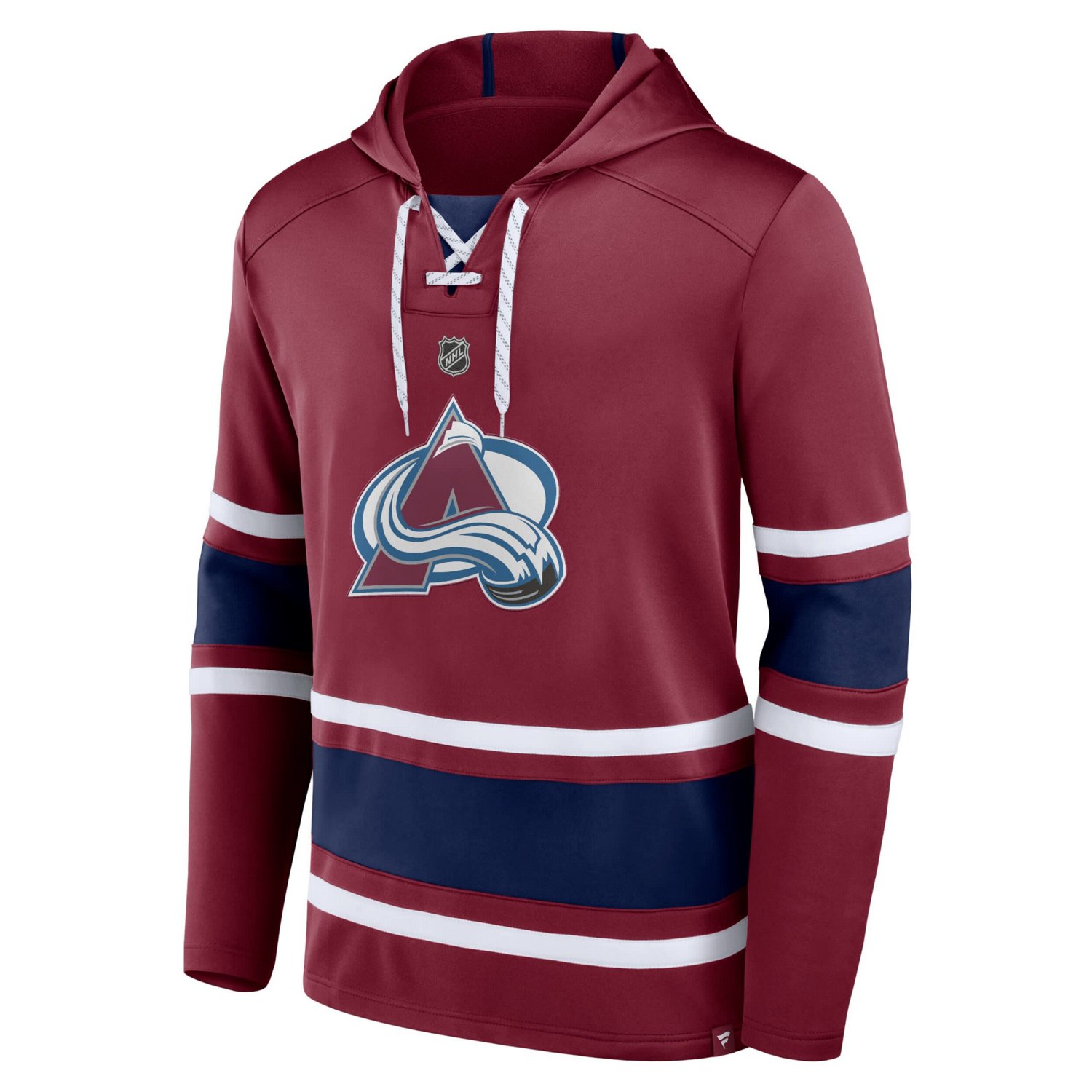 Fanatics Nathan MacKinnon Colorado Avalanche Name  Number Lace-Up Pullover Hoodie                                                - view number 2