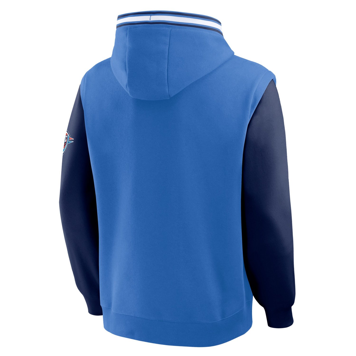 Fanatics Navy Oklahoma City Thunder Half Court Shot Clock Fastbreak Hoodie - view number 2