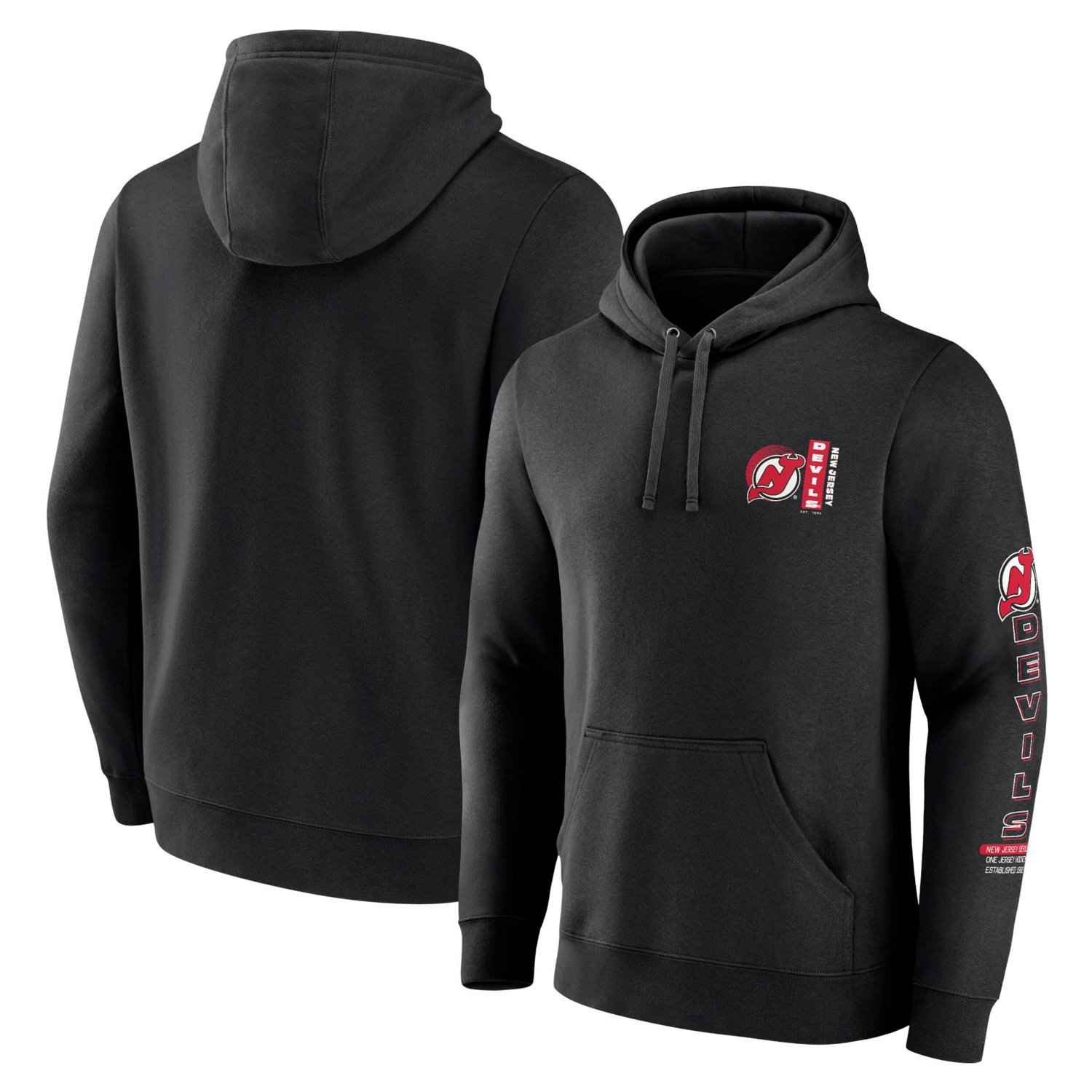 Fanatics New Jersey Devils Revolution Pullover Hoodie                                                                            - view number 1