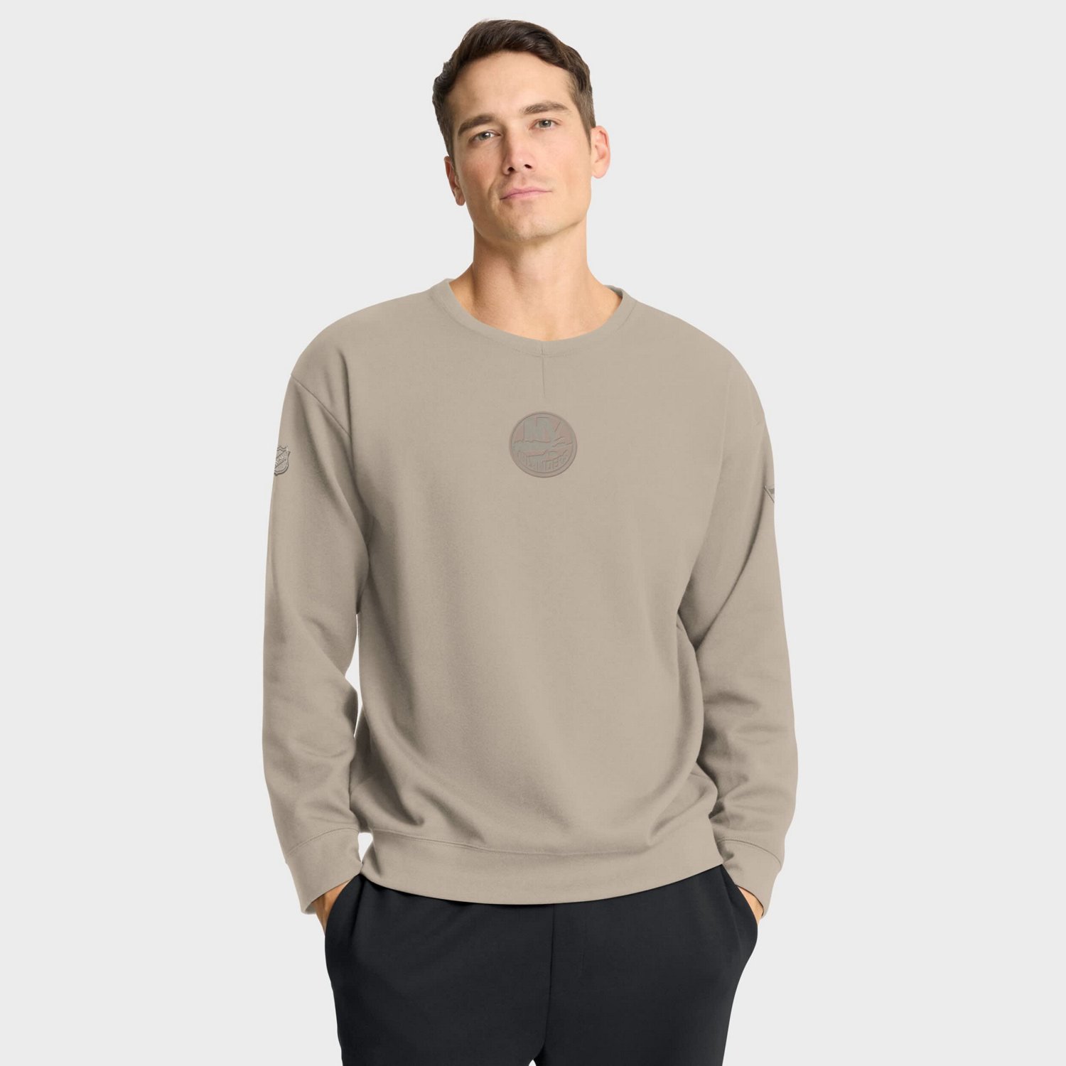 Fanatics New York Islanders Authentic Pro Road Tri-Blend Sweatshirt