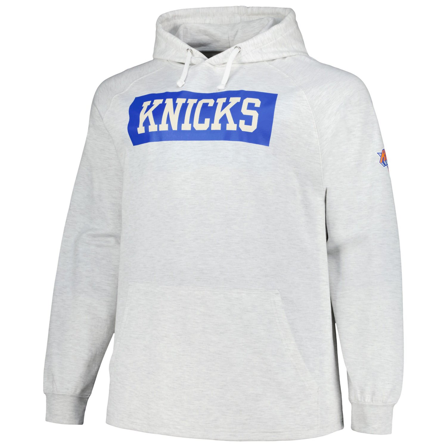 Fanatics New York Knicks Big  Tall Raglan Tri-Blend Pullover Hoodie - view number 2