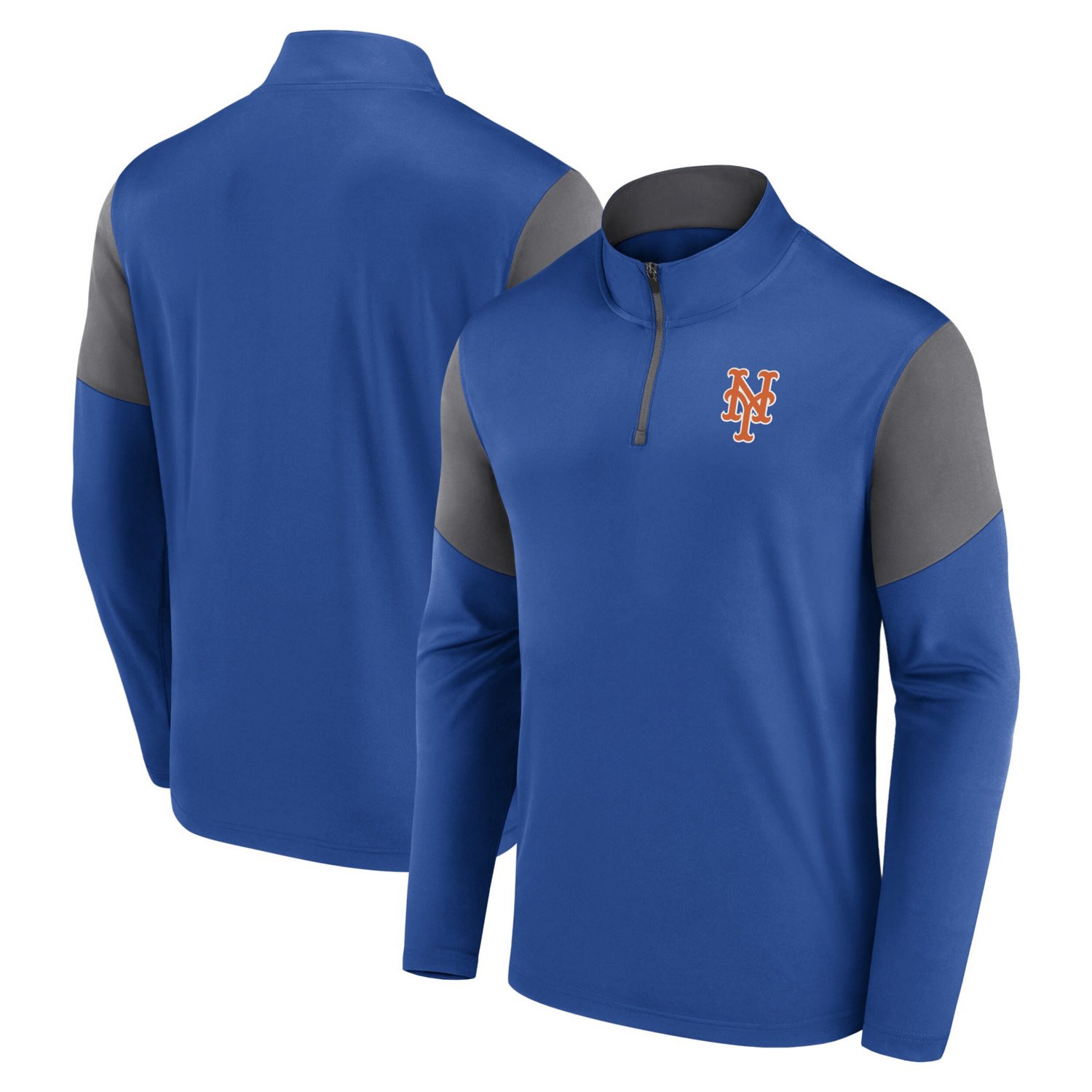 Fanatics New York Mets Logo Quarter-Zip Top - view number 1