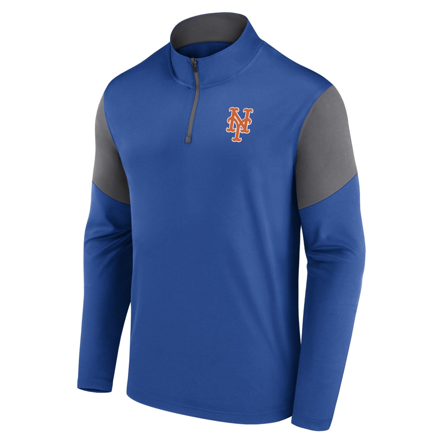 Fanatics New York Mets Logo Quarter-Zip Top - view number 2