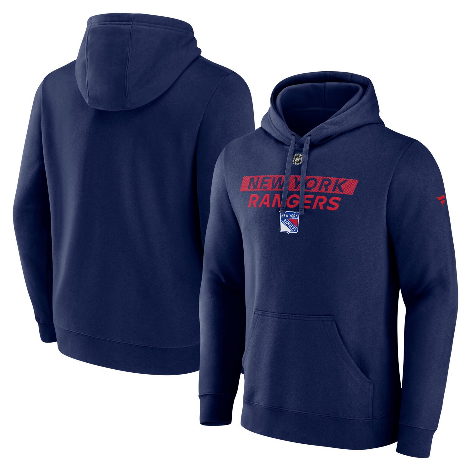 Fanatics New York Rangers Authentic Pro Core Primary Fleece Pullover Hoodie