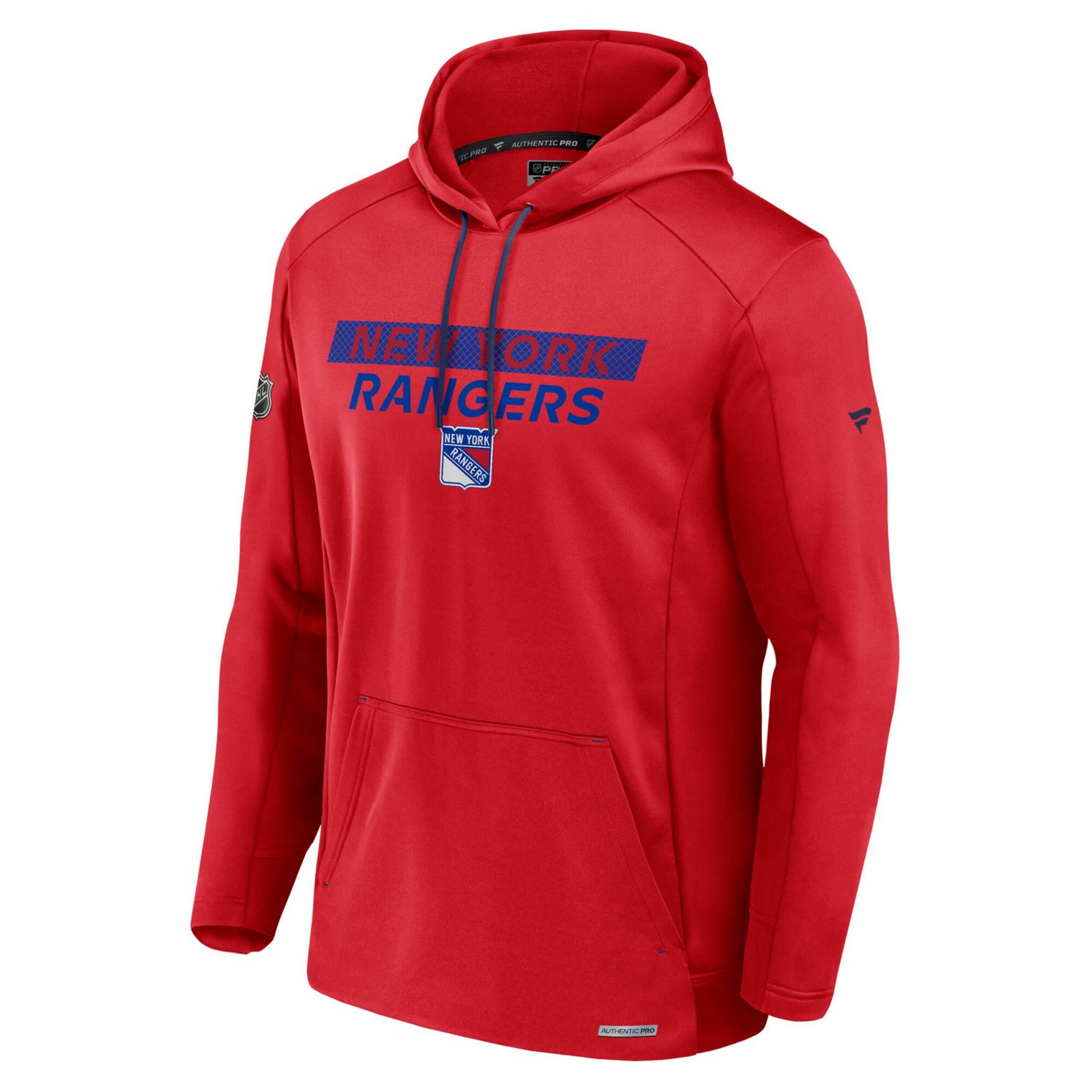 Fanatics New York Rangers Authentic Pro Rink Fleece Pullover Hoodie                                                              - view number 2