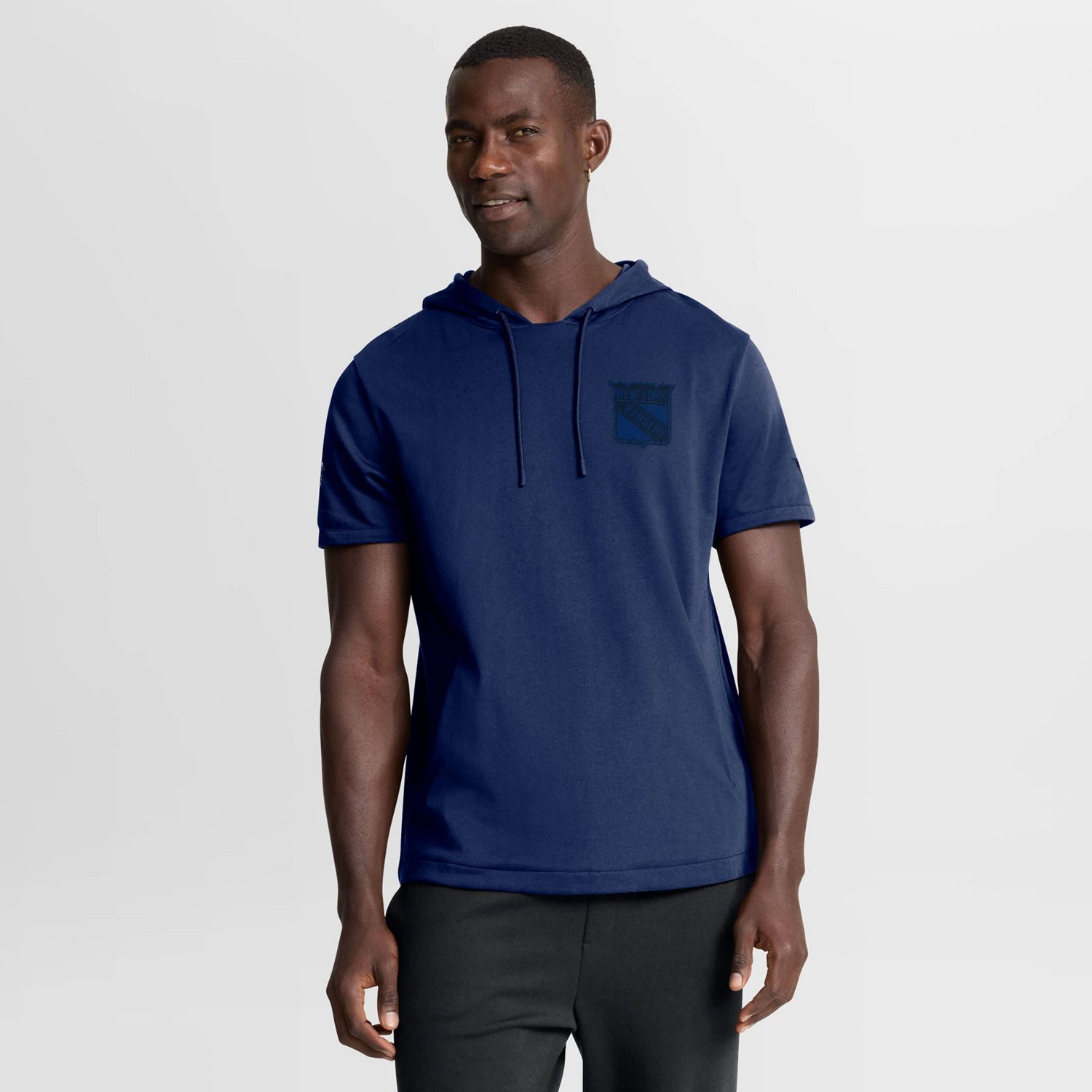 Fanatics New York Rangers Authentic Pro Road Short Sleeve Hoodie