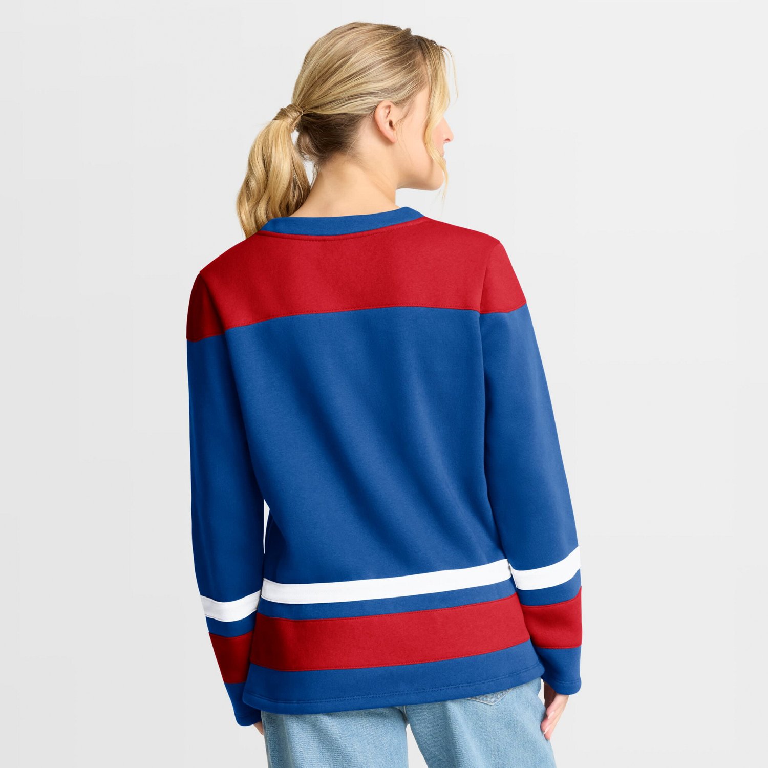 Fanatics New York Rangers Icing Long Sleeve Lace Up Sweatshirt - view number 2