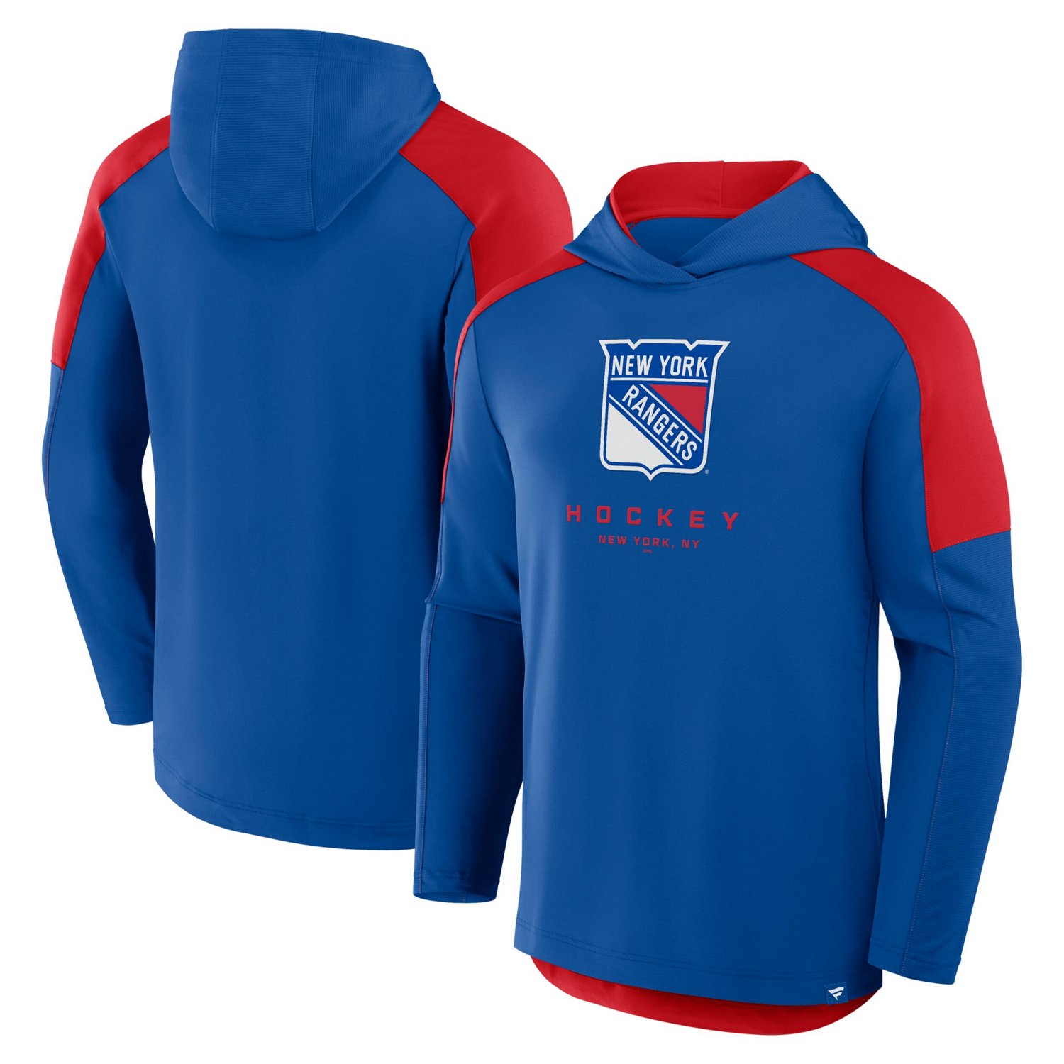 Fanatics New York Rangers Meta Game Transitional Pullover Hoodie