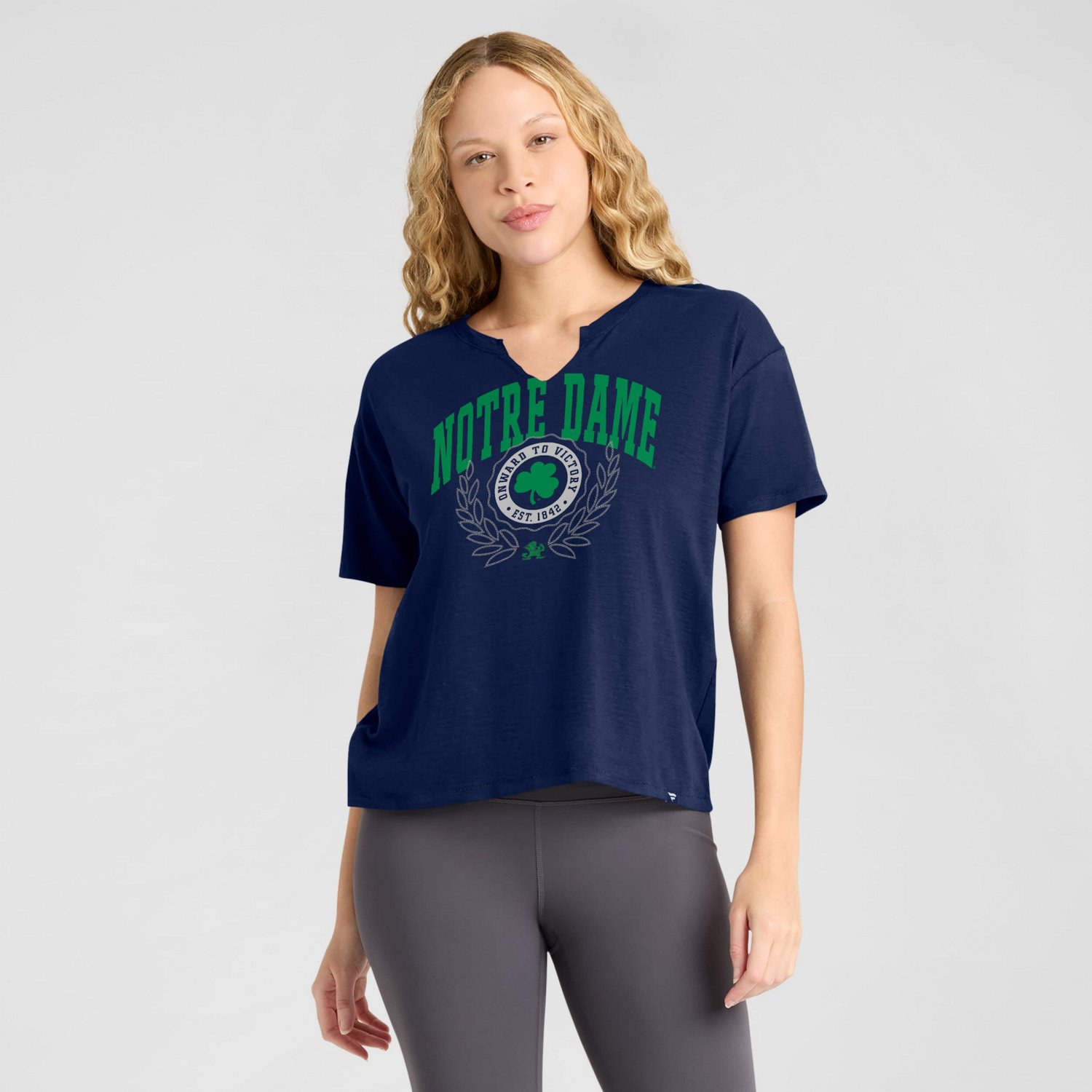 Fanatics Notre Dame Fighting Irish Championship Drive Slub Boxy T-Shirt - view number 4