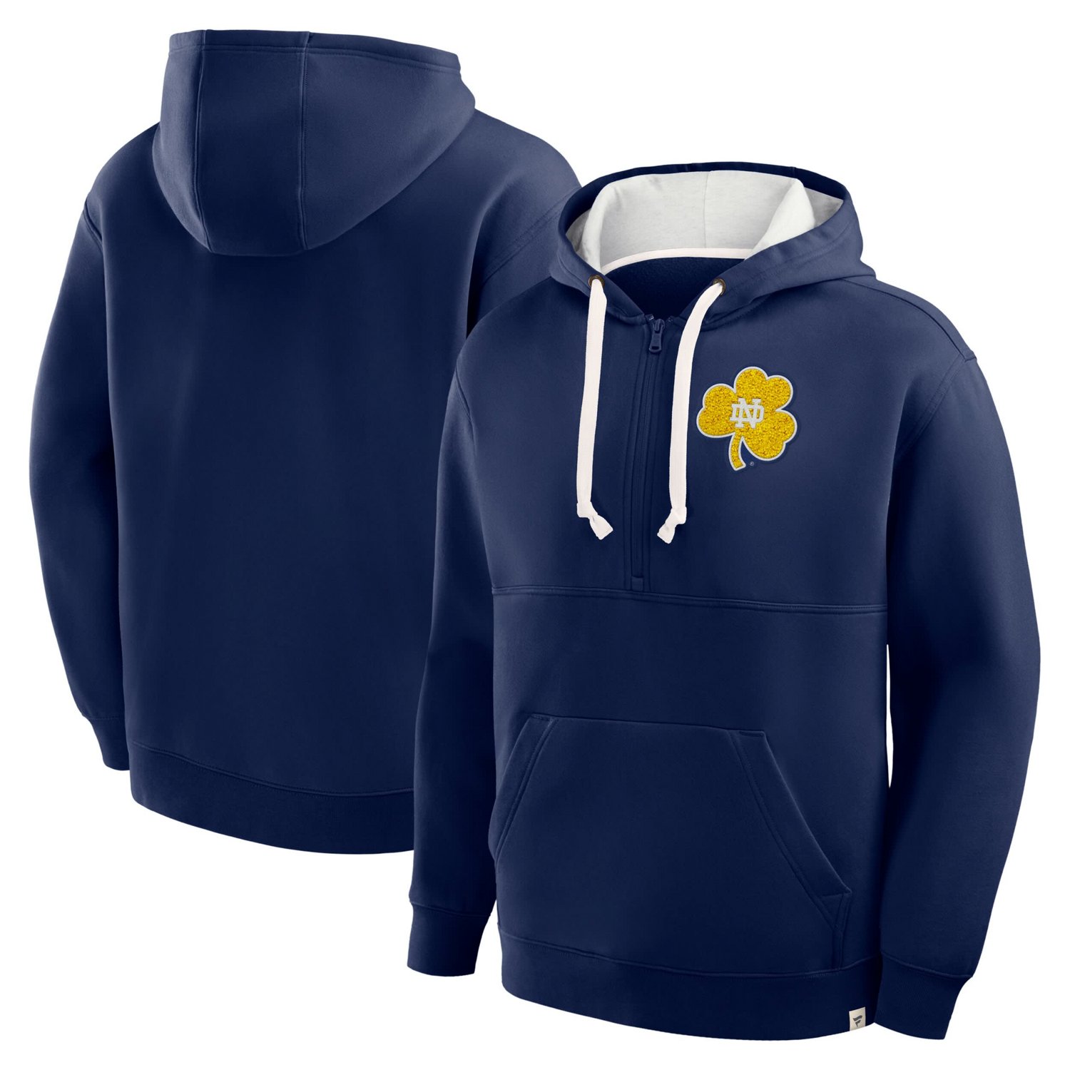 Fanatics Notre Dame Fighting Irish Hometown Premium Rise And Conquer Half-Zip Hoodie