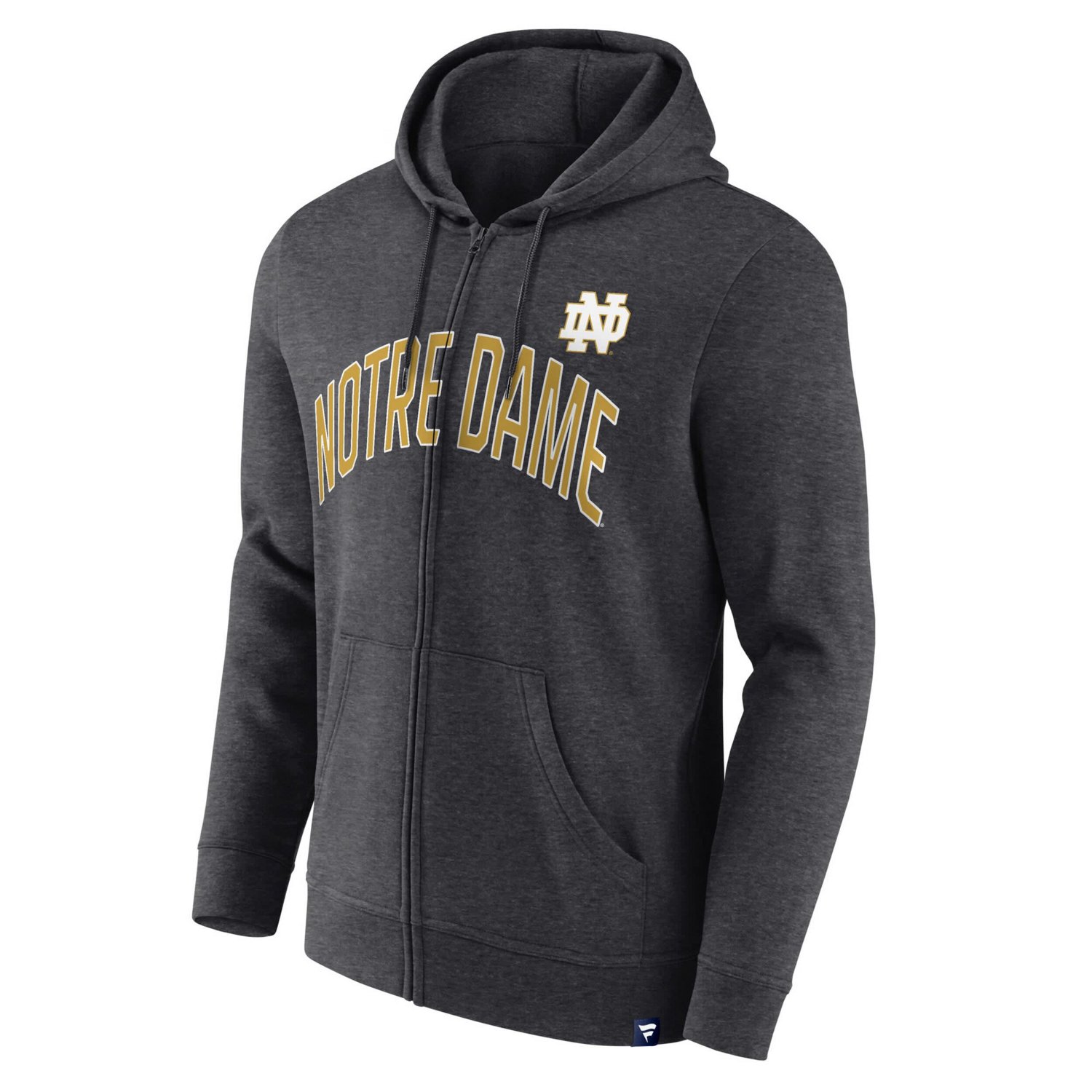 Fanatics Notre Dame Fighting Irish Iconic Fleece Full-Zip Hoodie                                                                 - view number 2