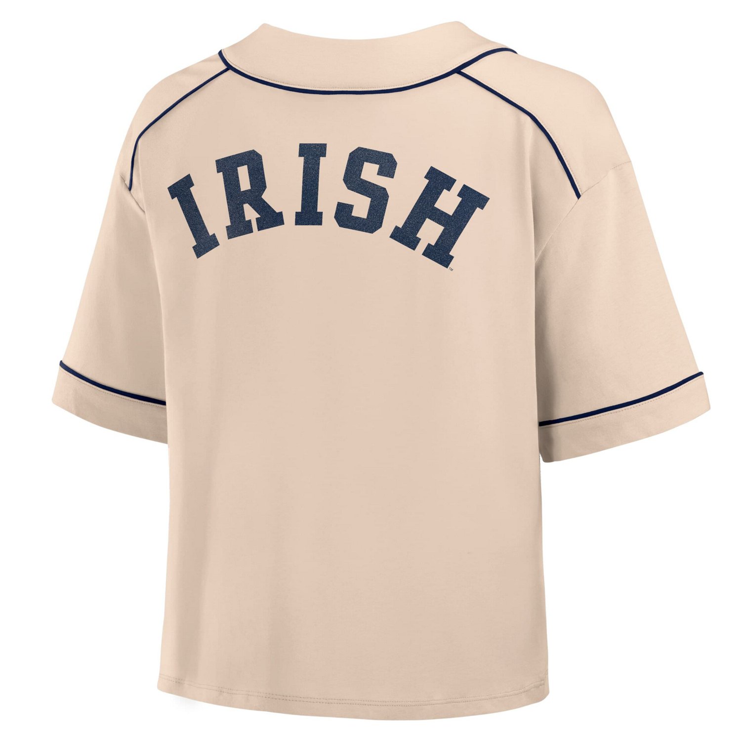 Fanatics Notre Dame Fighting Irish Oversized Dominant Force Midi V-Neck T-Shirt                                                  - view number 3