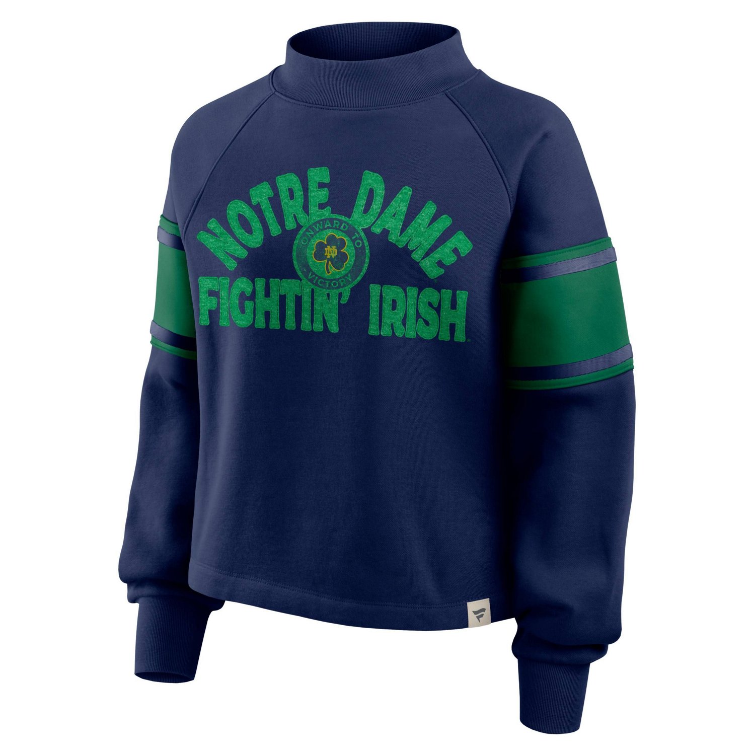 Fanatics Notre Dame Fighting Irish Oversized Hometown Premium Punt Coverage Raglan Pullover Sweatshirt - view number 2