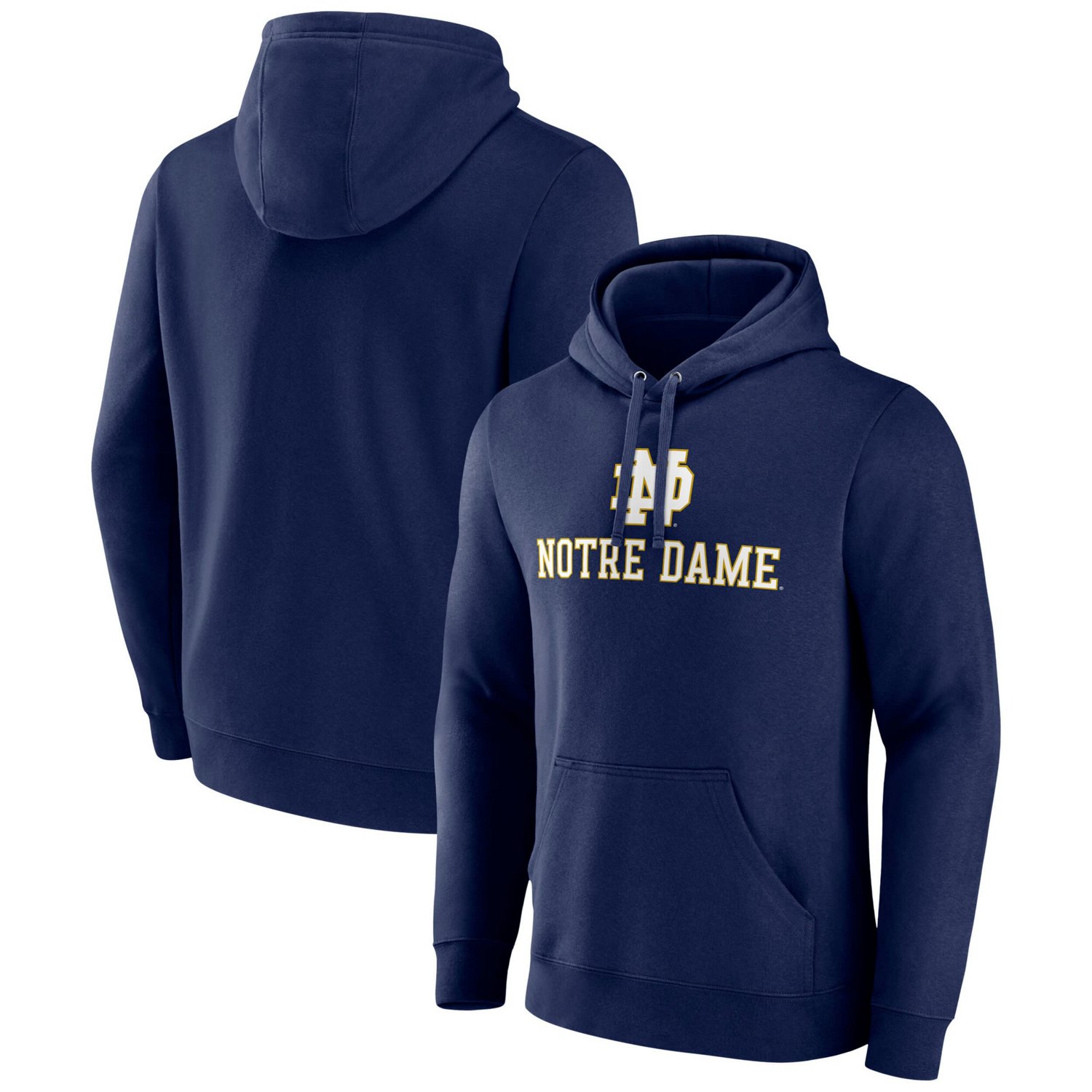 Fanatics Notre Dame Fighting Irish Team Lockup Pullover Hoodie                                                                   - view number 1