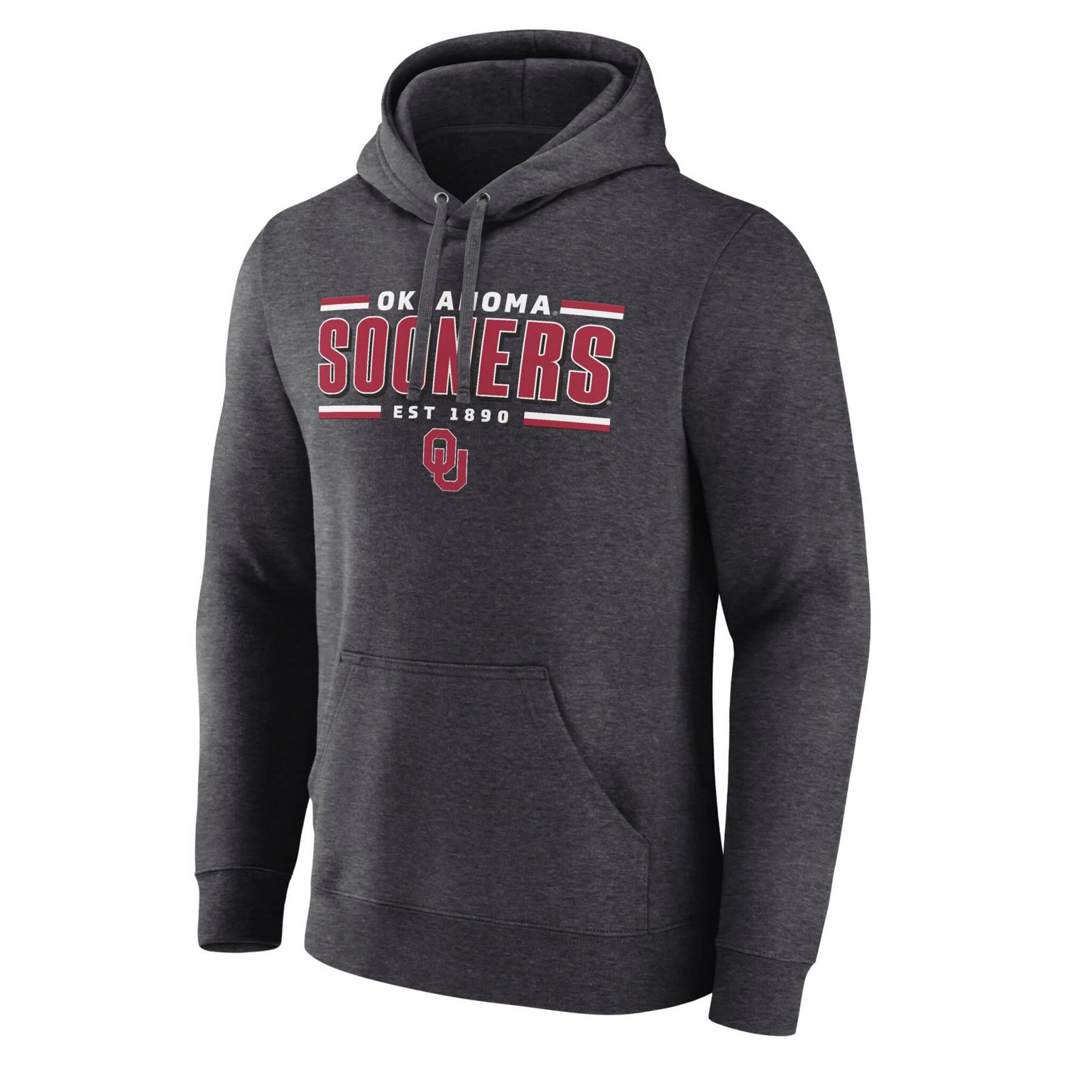 Fanatics Oklahoma Sooners Horizontal Block Fleece Pullover Hoodie                                                                - view number 2
