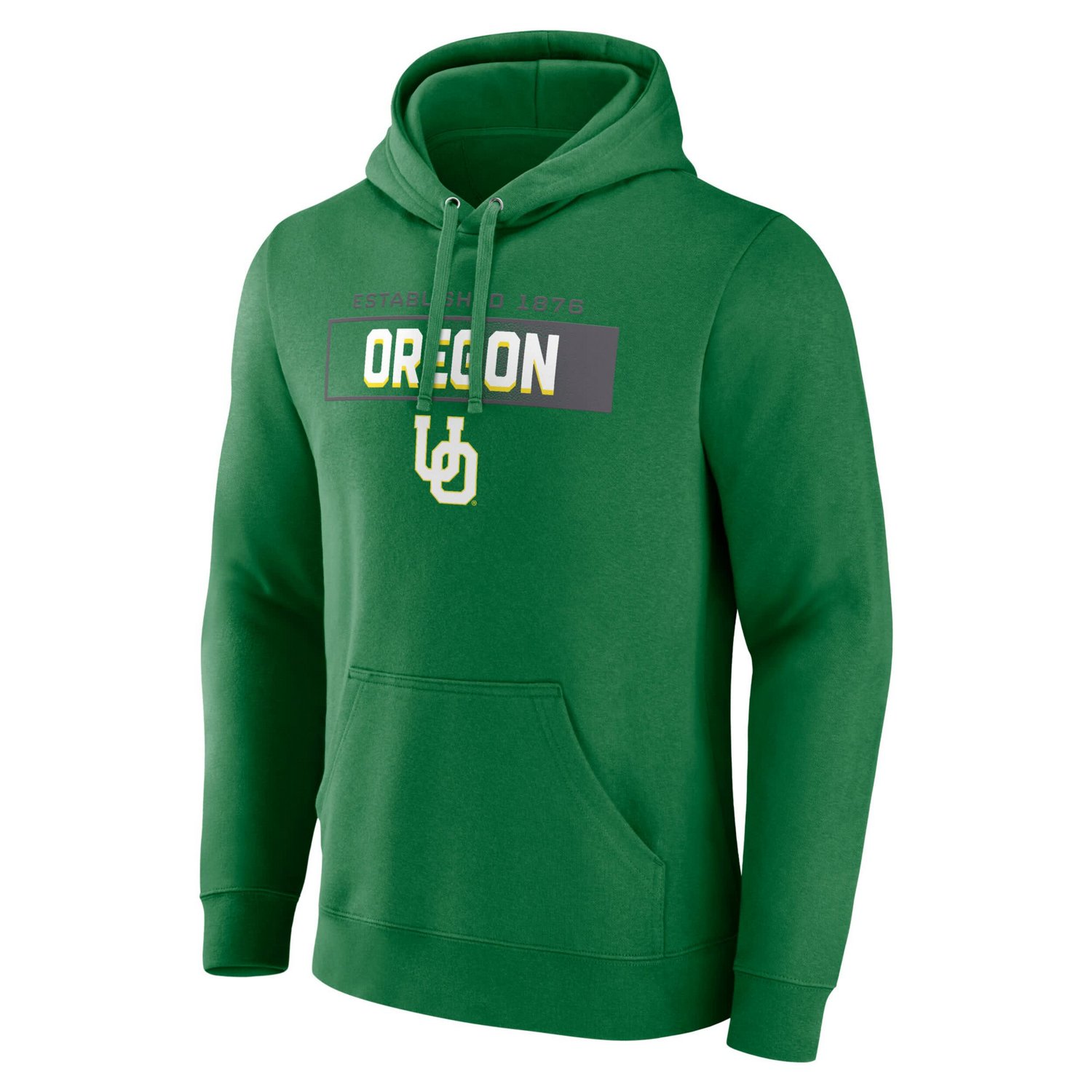 Fanatics Oregon Ducks Iconic Fleece Down The Field Pullover Hoodie - view number 2