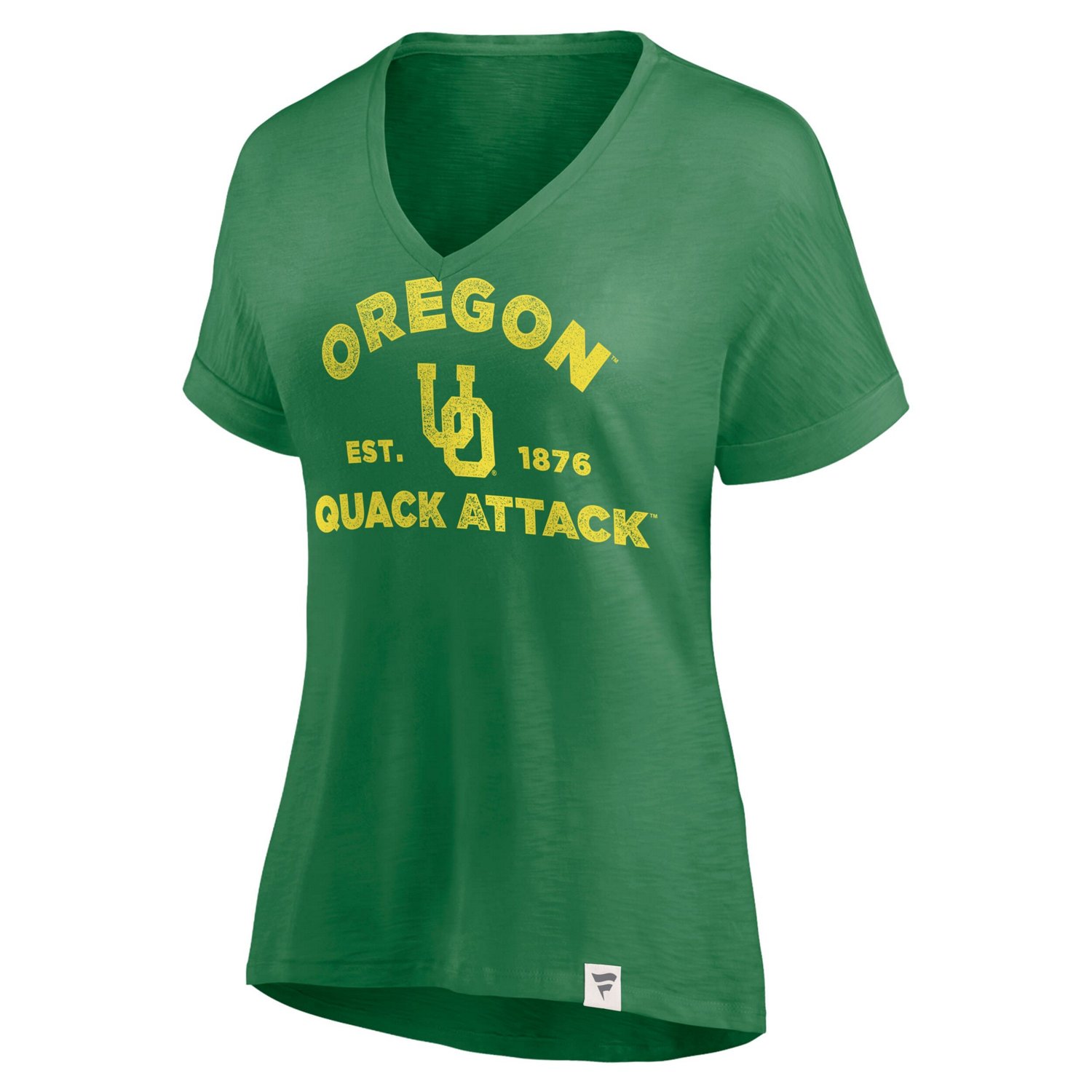 Fanatics Oregon Ducks True Classics Slub Flowy V-Neck T-Shirt - view number 2