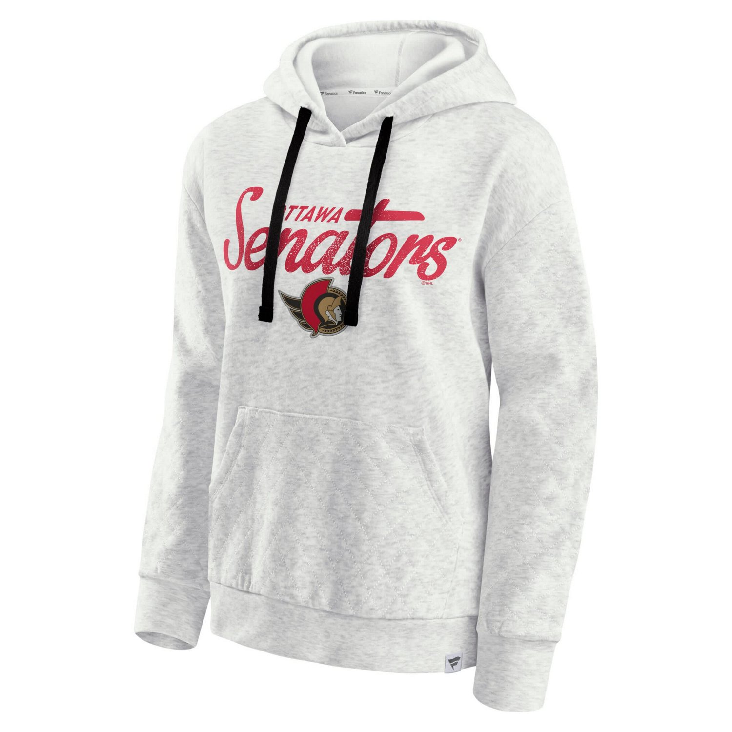 Fanatics Ottawa Senators True Classics Quilted Pullover Hoodie - view number 2