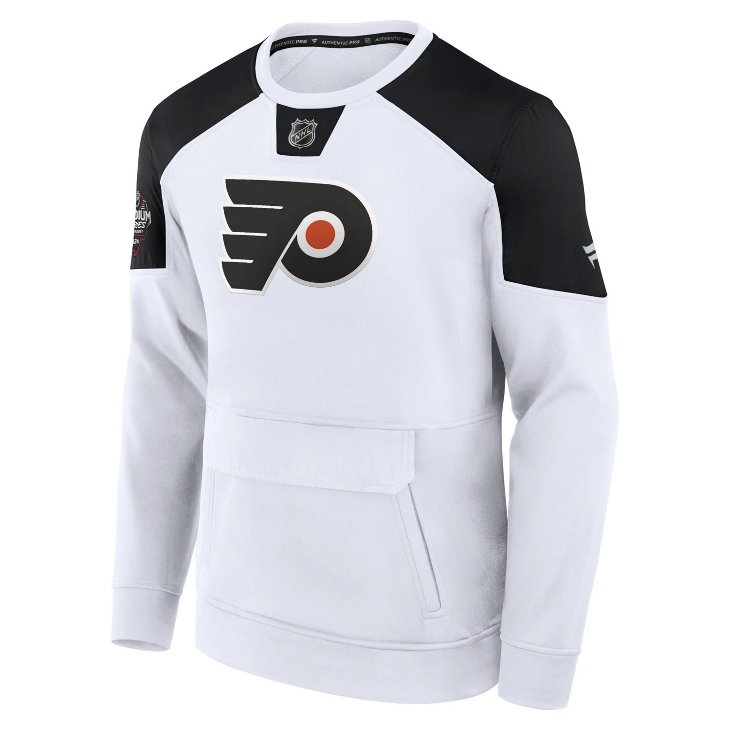 Fanatics Philadelphia Flyers 2024 NHL Stadium Series Authentic Pro Fleece Logo Pullover Sweatshirt - view number 2