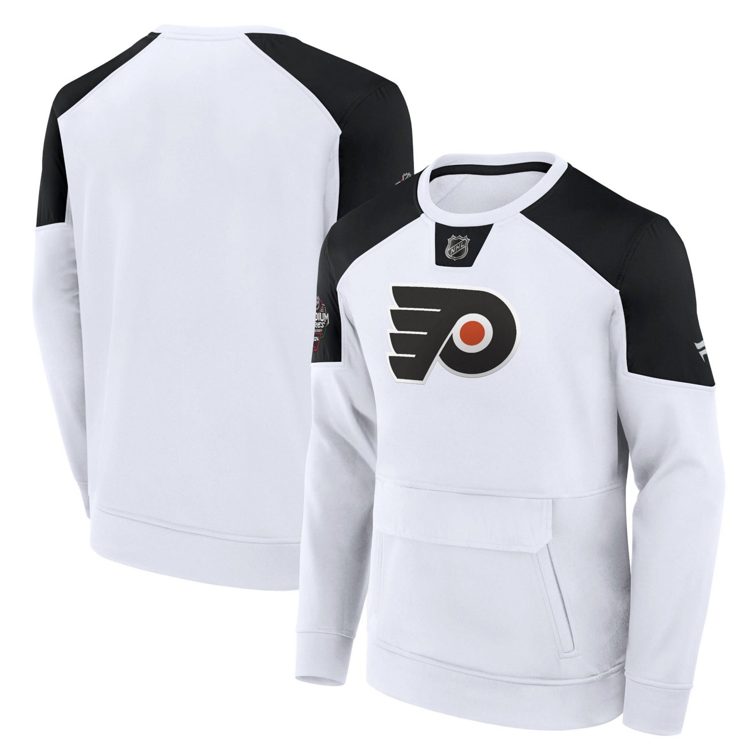 Fanatics Philadelphia Flyers 2024 NHL Stadium Series Authentic Pro Fleece Logo Pullover Sweatshirt - view number 1