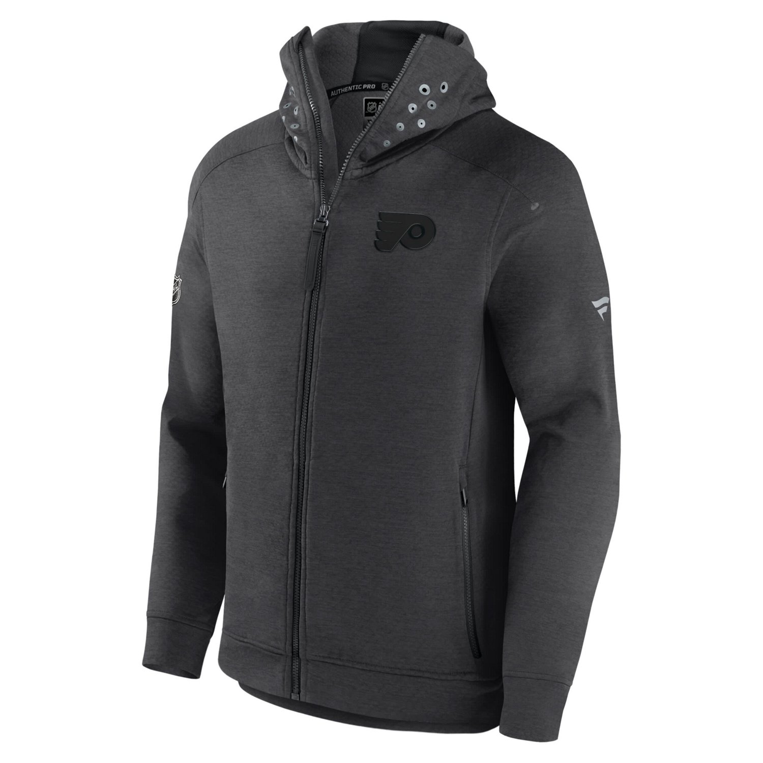 Fanatics Philadelphia Flyers Authentic Pro Road Tech Lightweight Full-Zip Hoodie Jacket                                          - view number 2