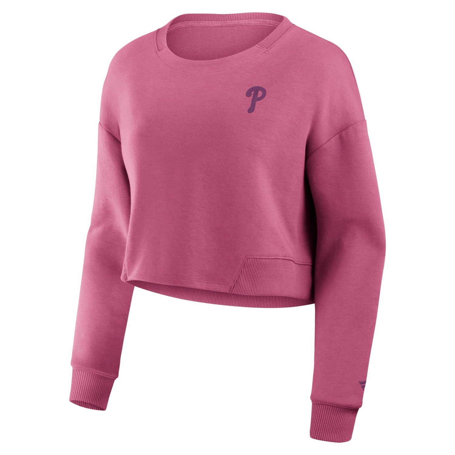 Fanatics Philadelphia Phillies Relax Studio Cropped Pullover Sweatshirt - view number 2