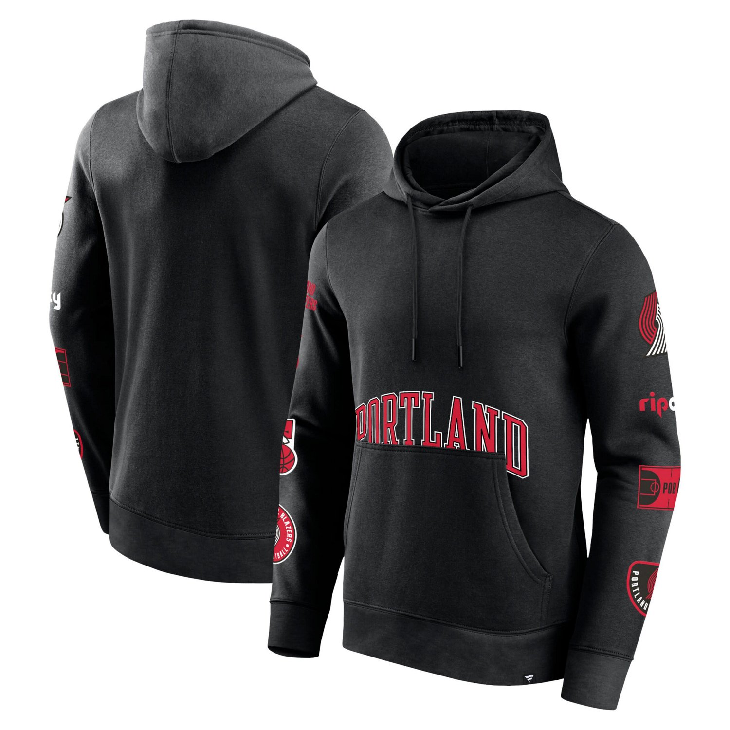 Fanatics Portland Trail Blazers Home Court Pullover Hoodie                                                                       - view number 1