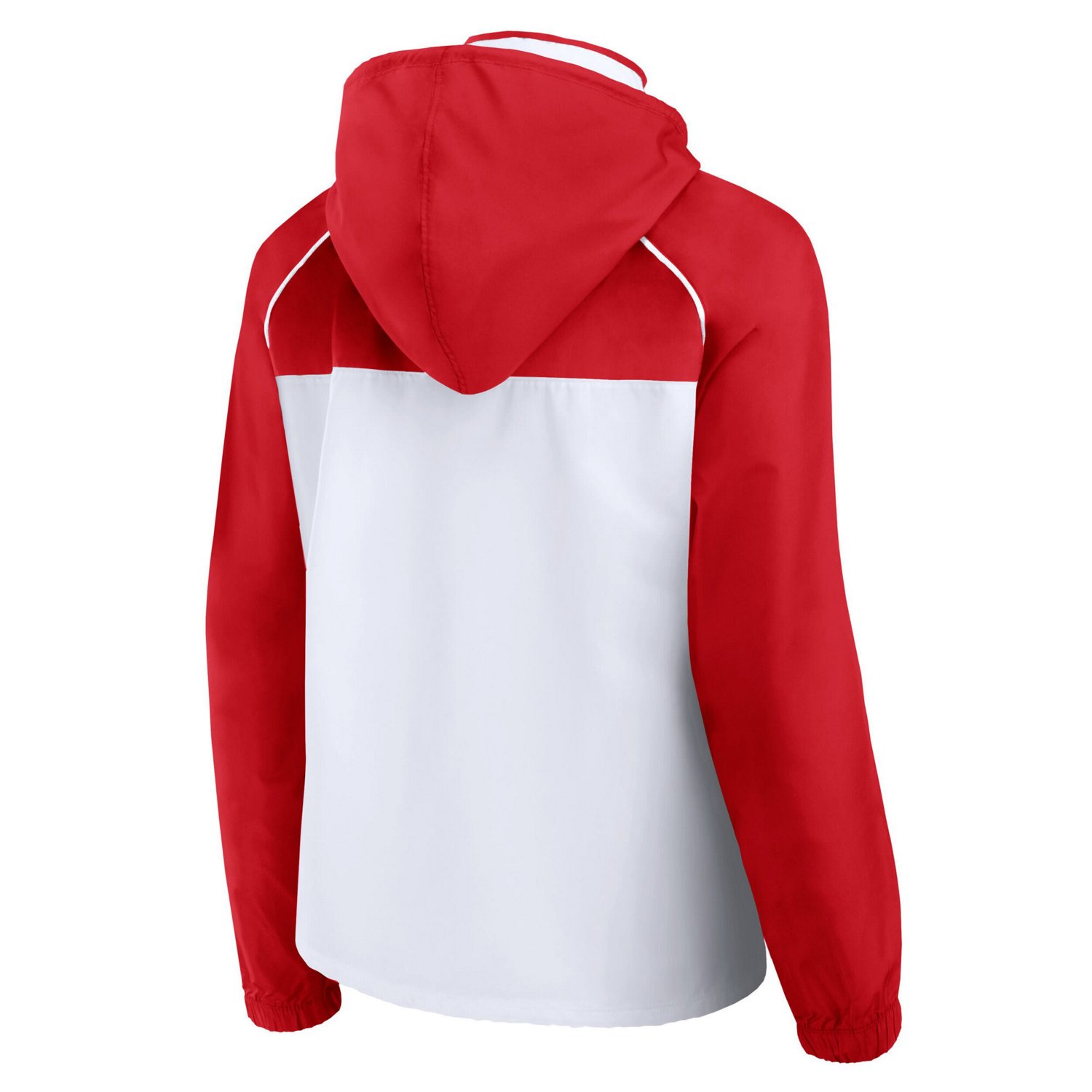 Fanatics Red Chicago Bulls Anorak Raglan Full-Zip Hoodie Jacket - view number 3